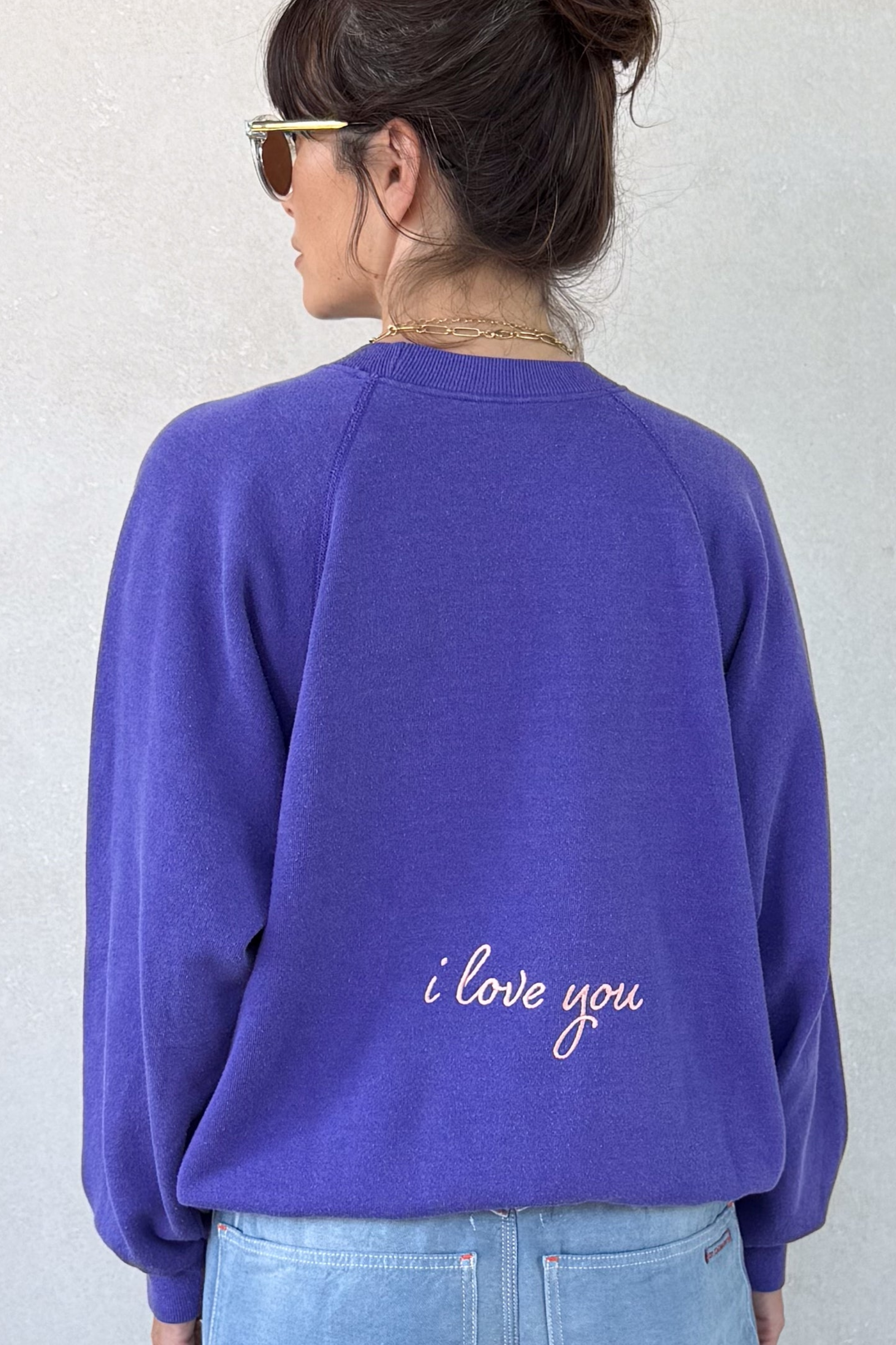 Tourist "Hard Rock" Sweatshirt - Purple S/M