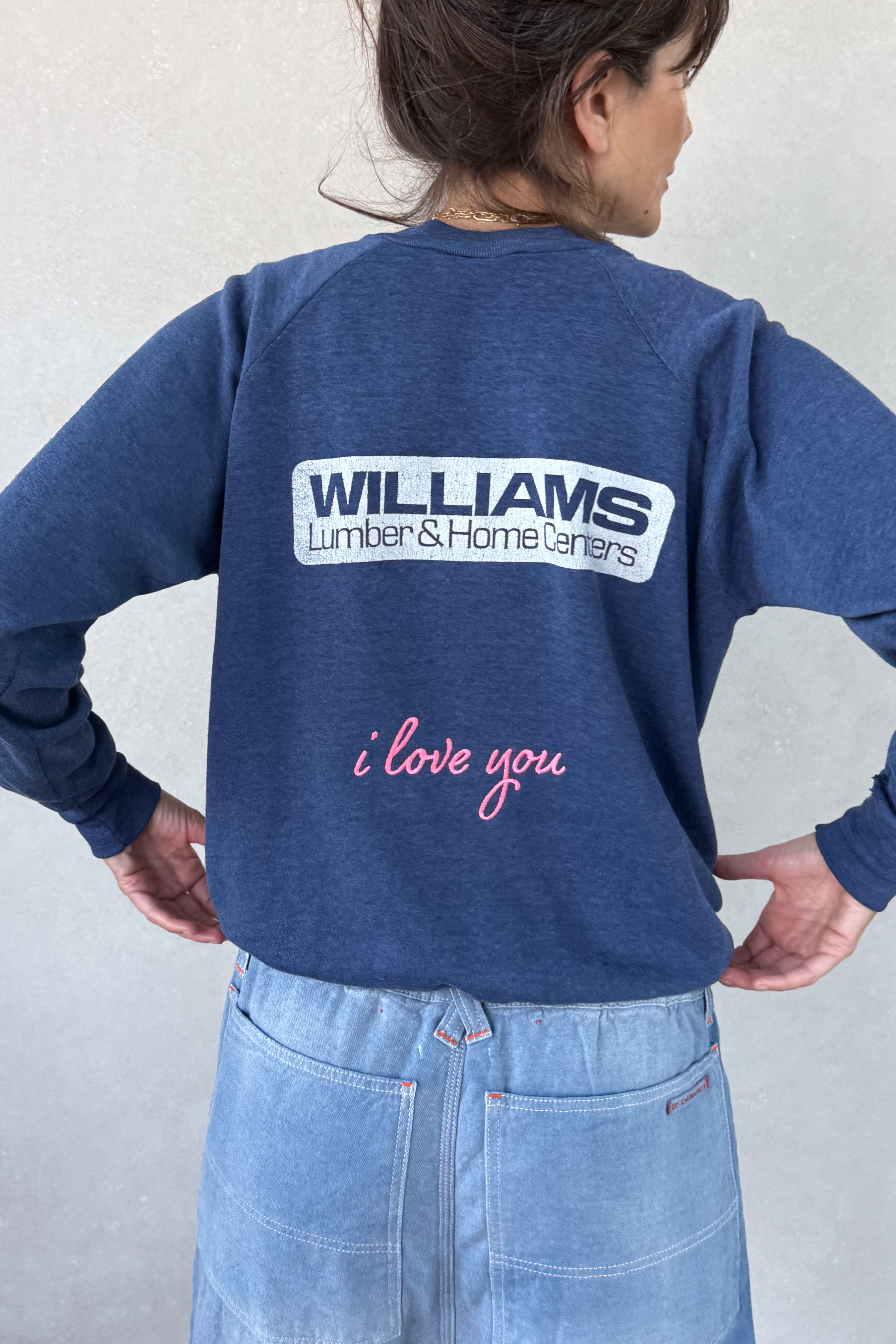 Tourist "Williams" Sweatshirt - Navy XS/S