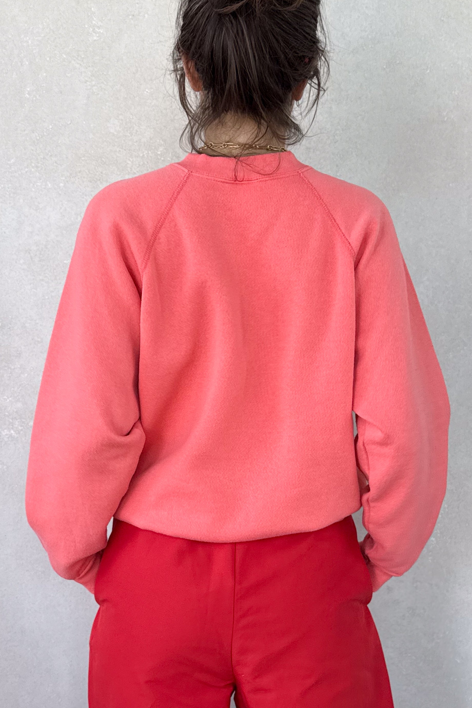 What If Sweatshirt - Coral S/M