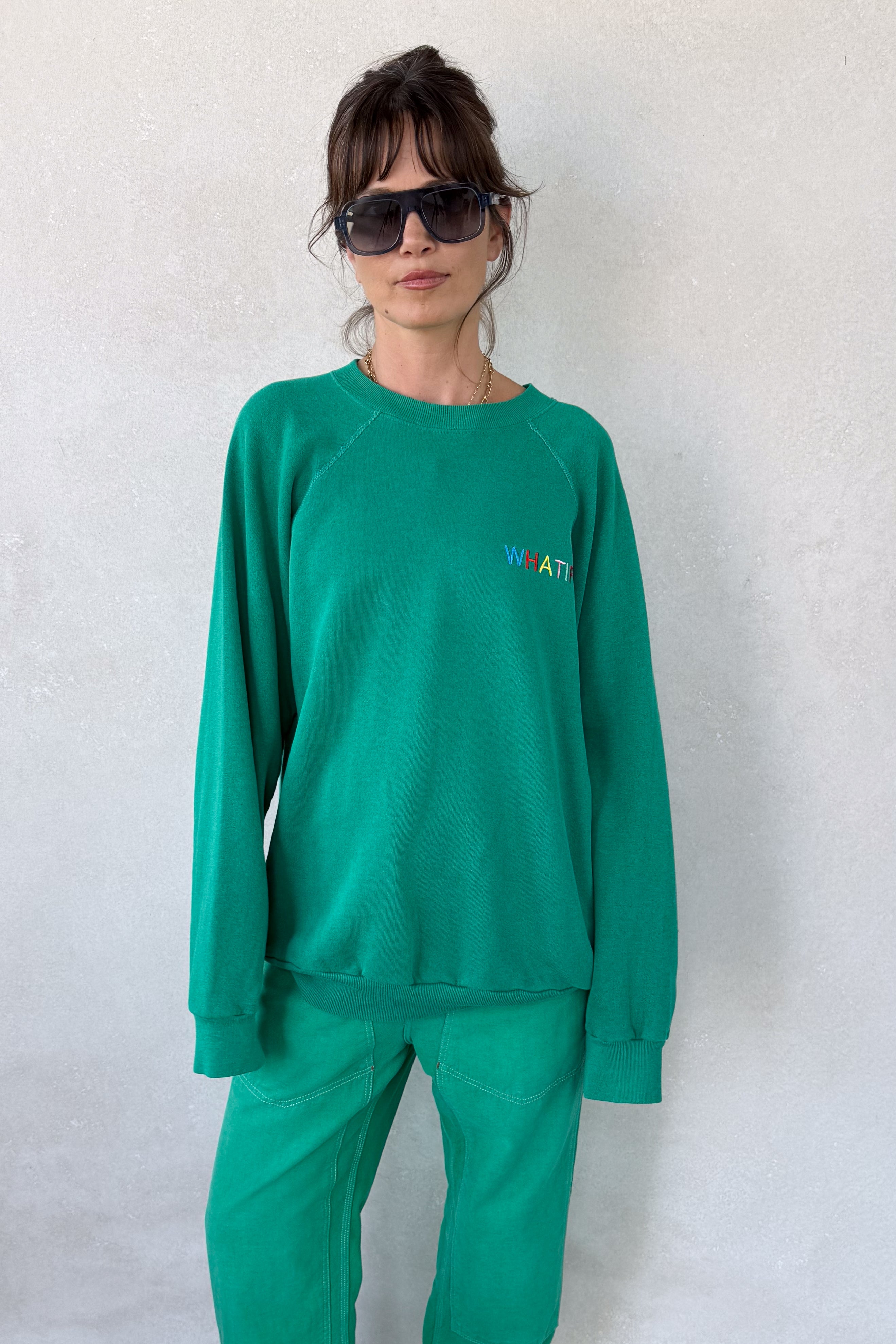 What If Sweatshirt - Green M/L