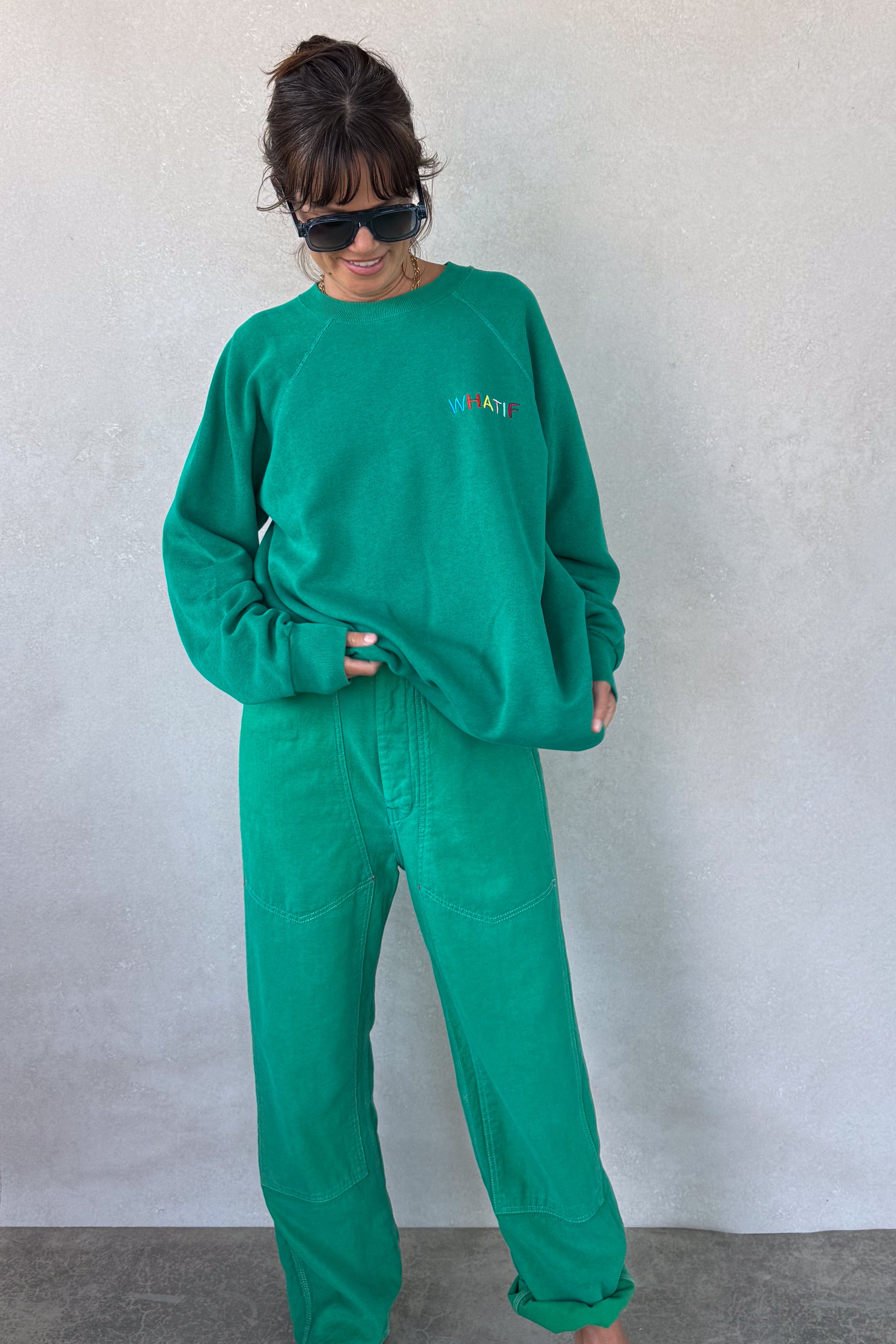 What If Sweatshirt - Green M/L