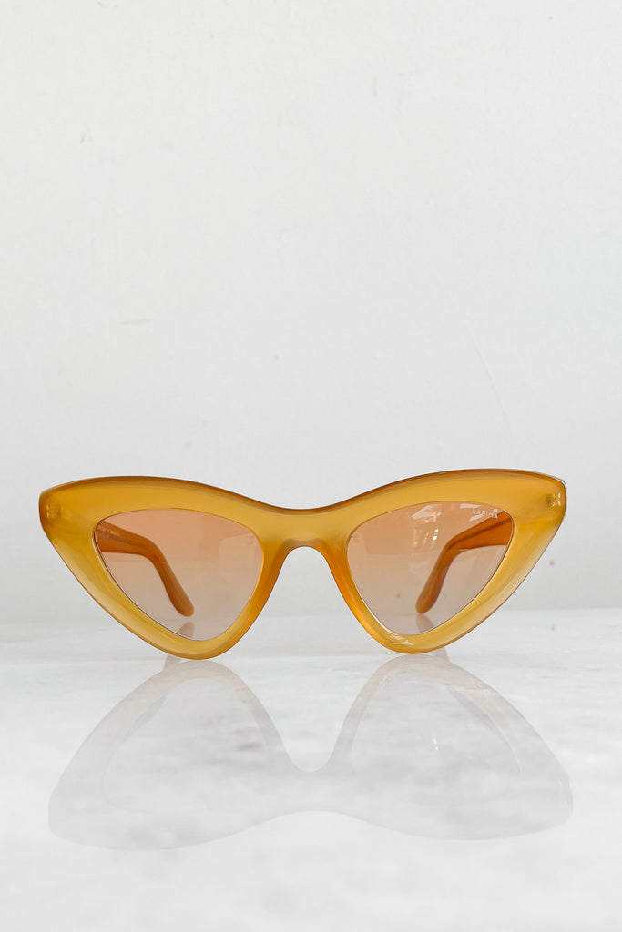 Julieta Sunglasses, Golden Amber Gradient