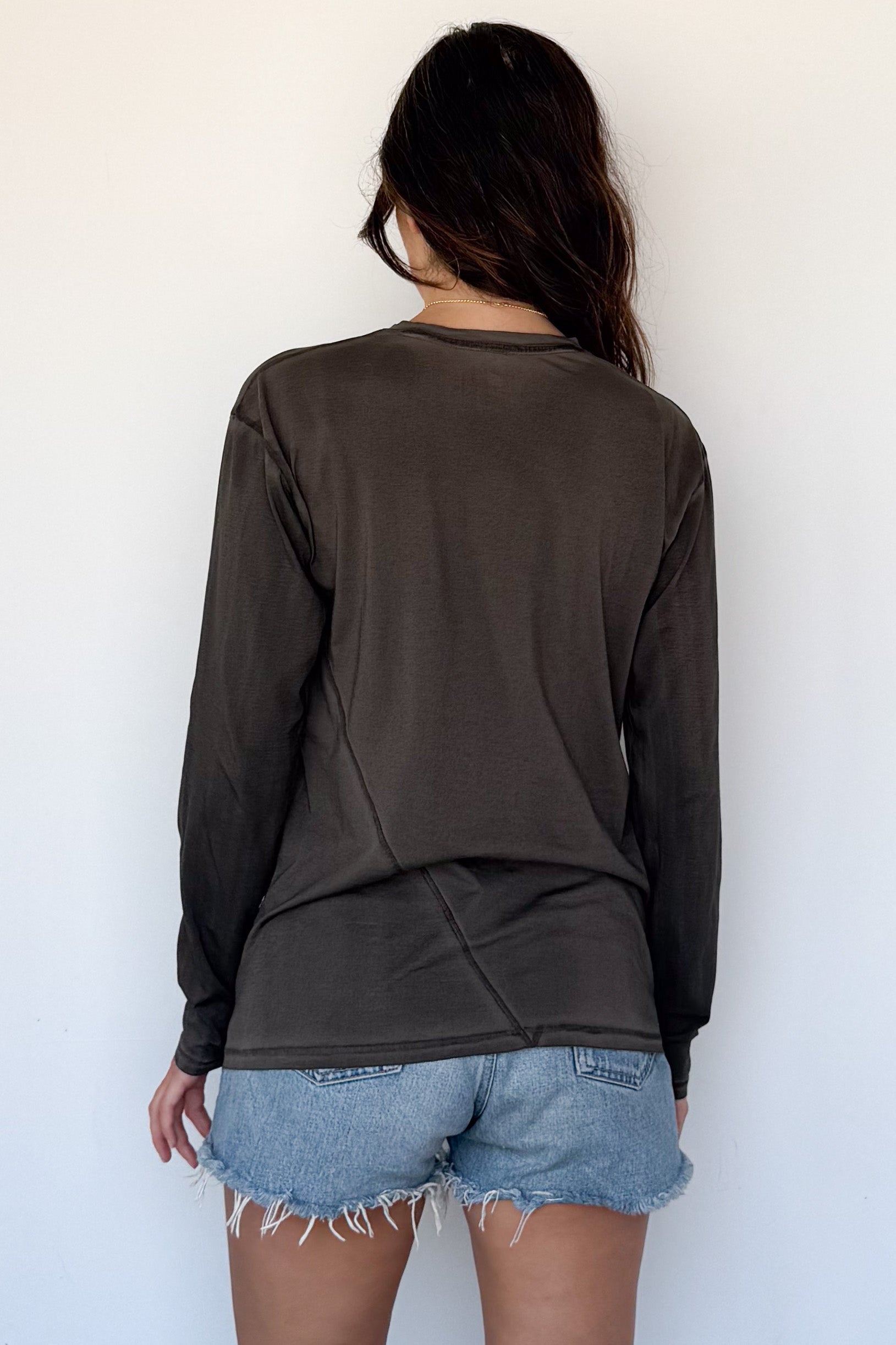 Bias Long Sleeve Tee