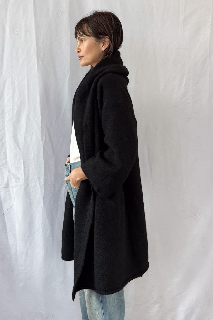 Black Capote Coat
