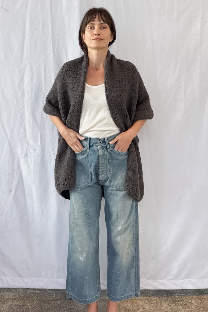 Handknit Cocoon Cardigan