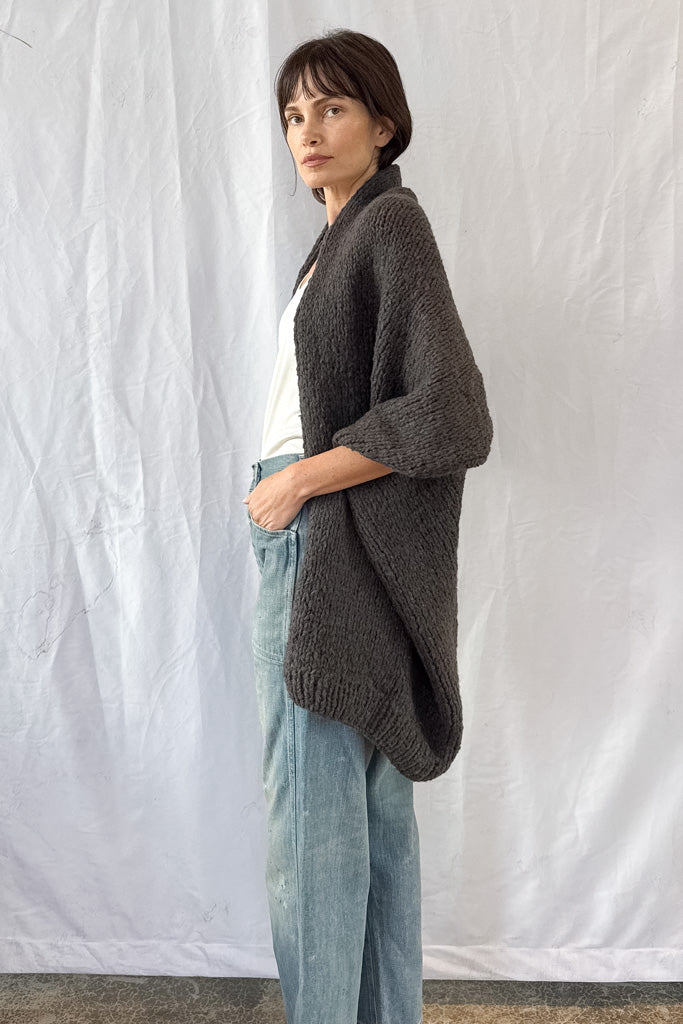 Handknit Cocoon Cardigan