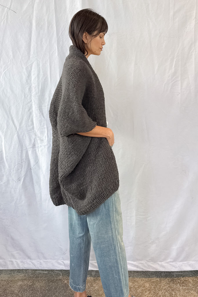 Handknit Cocoon Cardigan