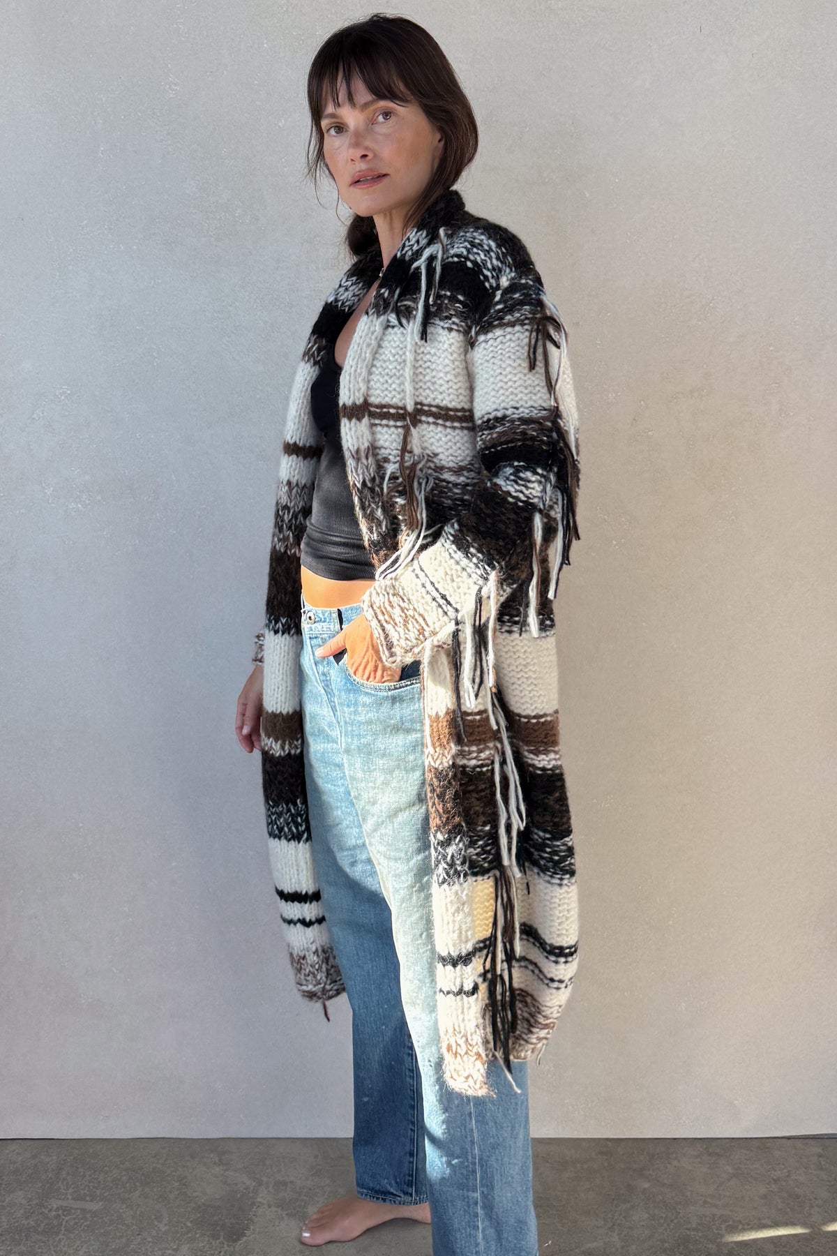 Handknit Marl Rio Coat