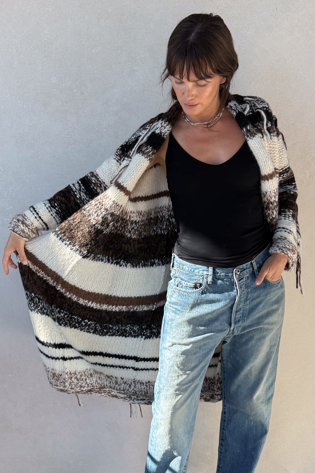 Handknit Marl Rio Coat