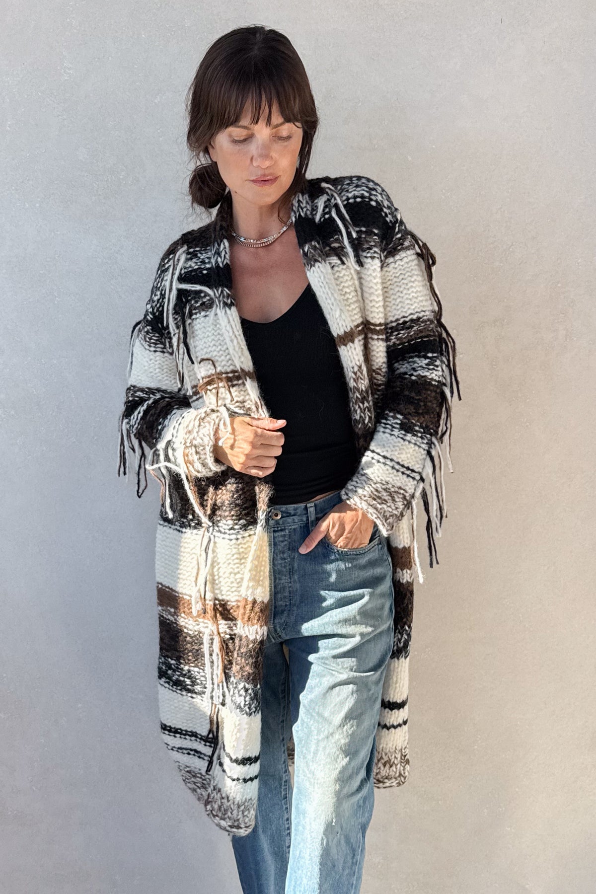 Handknit Marl Rio Coat