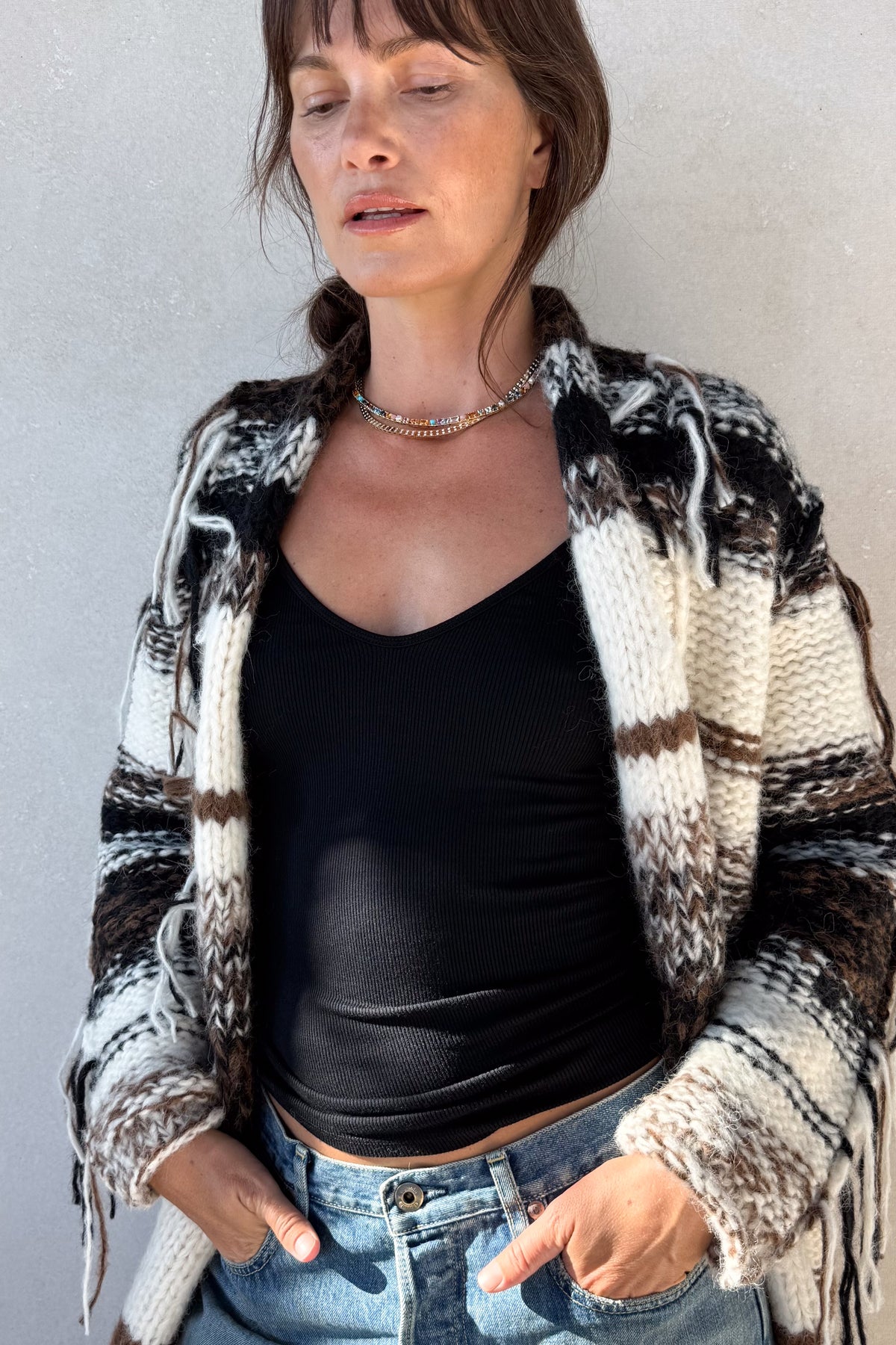 Handknit Marl Rio Coat