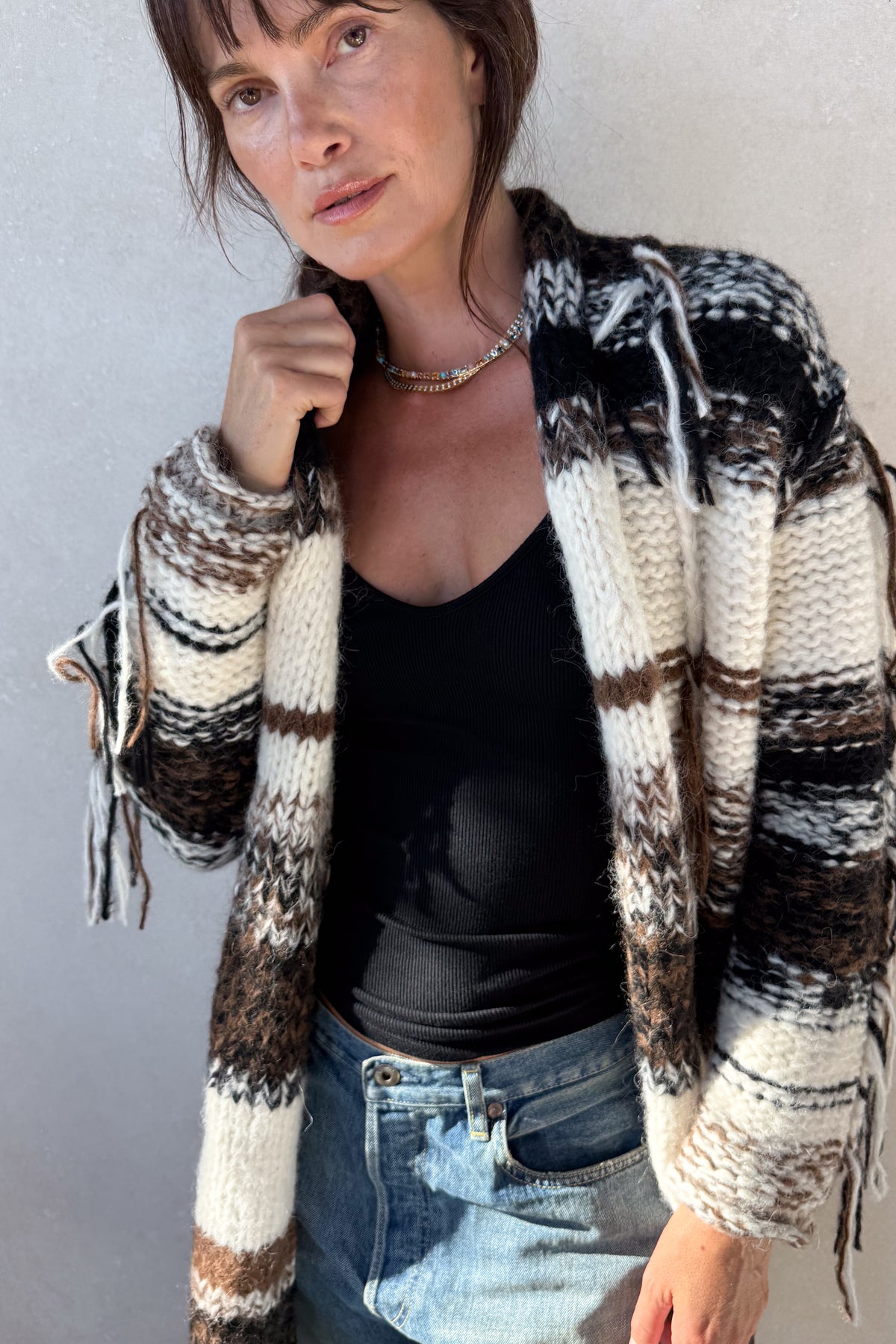 Handknit Marl Rio Coat