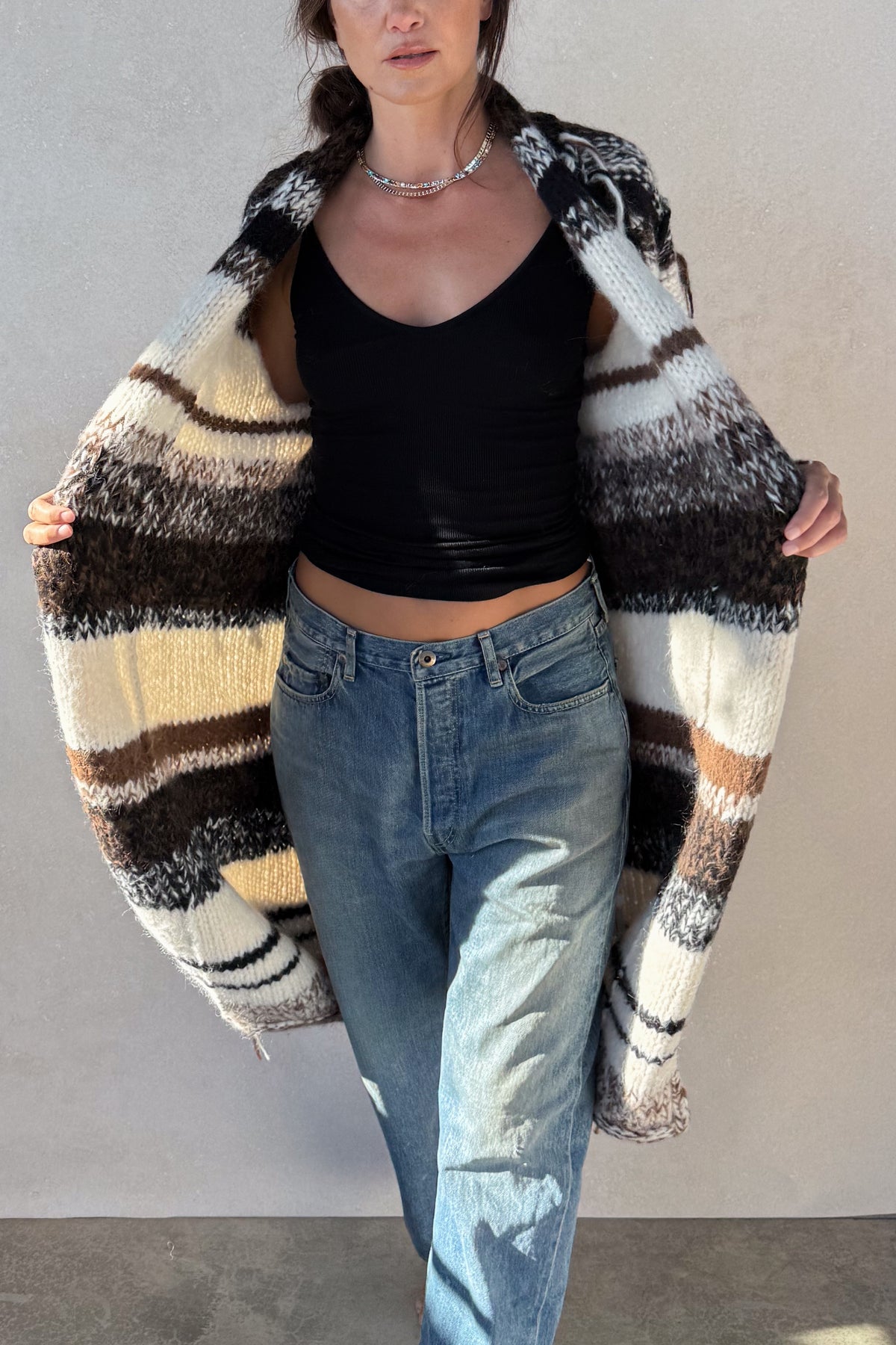 Handknit Marl Rio Coat