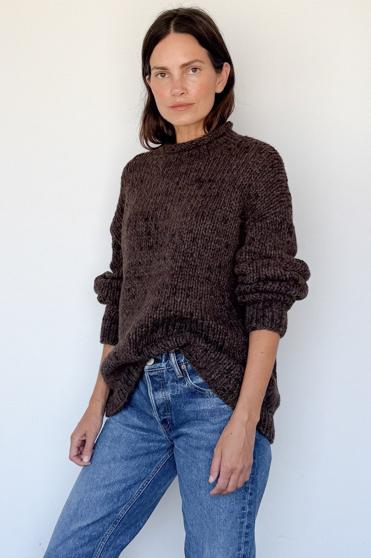 Handknit Rollneck Sweater