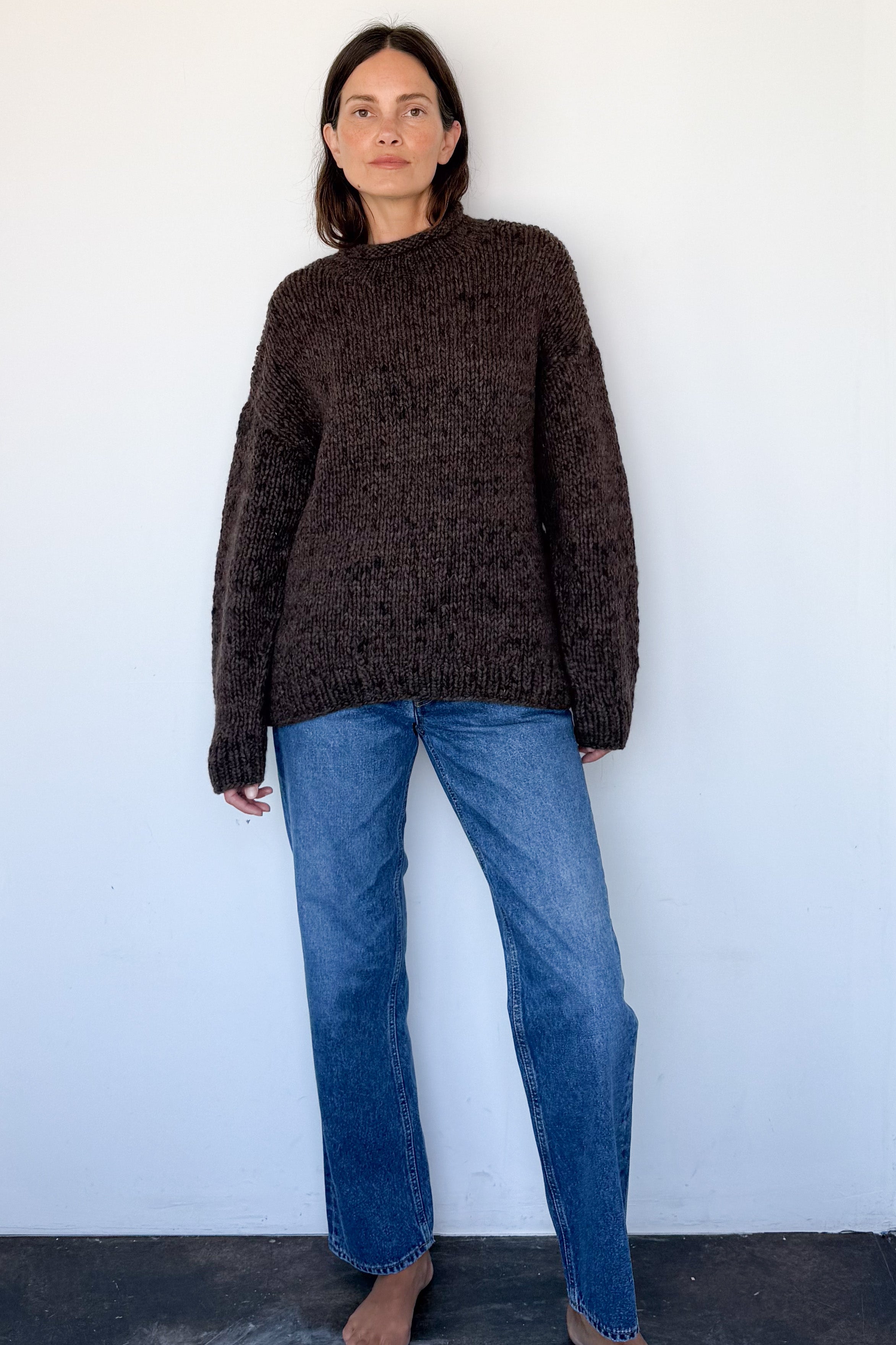 Handknit Rollneck Sweater