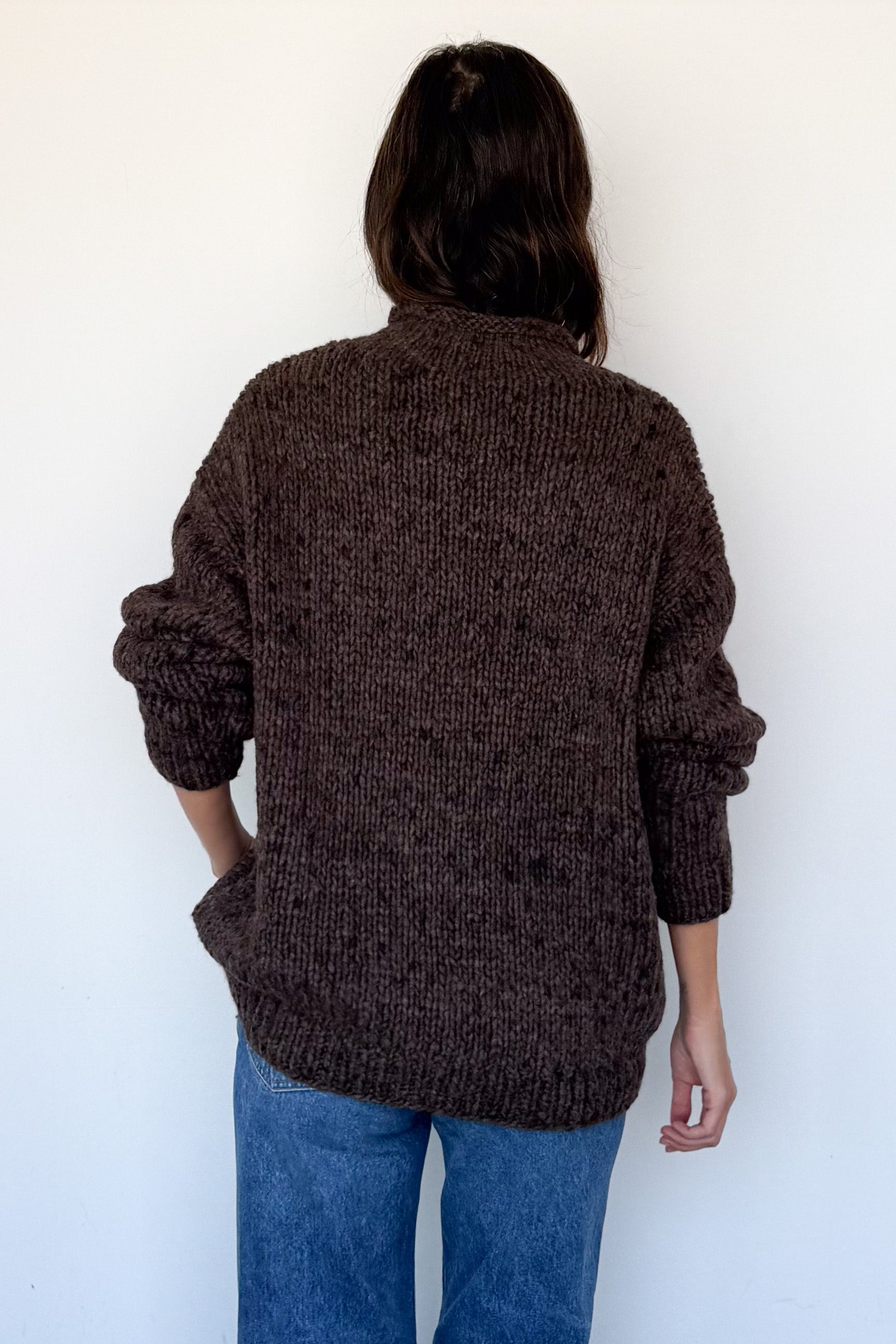 Handknit Rollneck Sweater