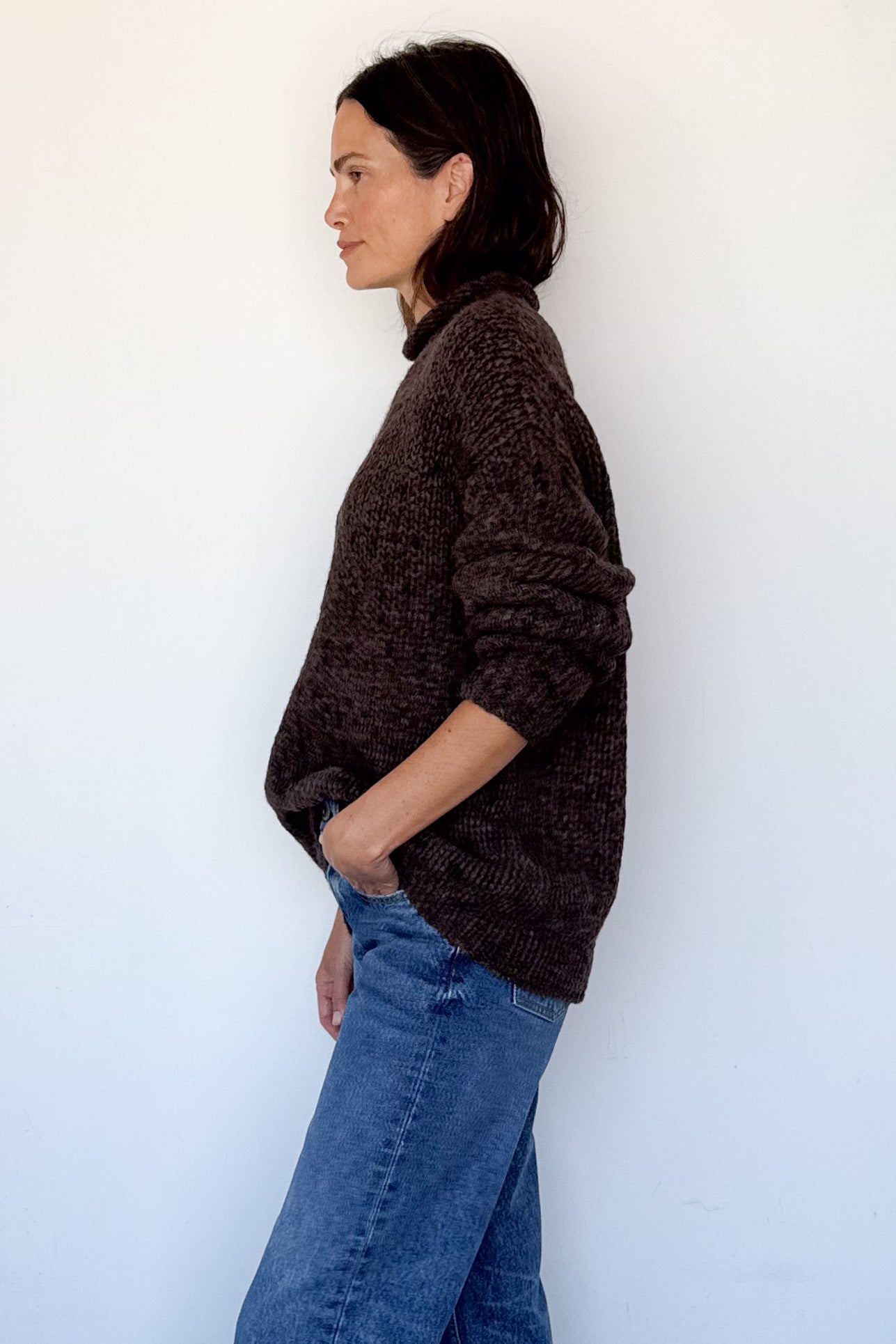 Handknit Rollneck Sweater