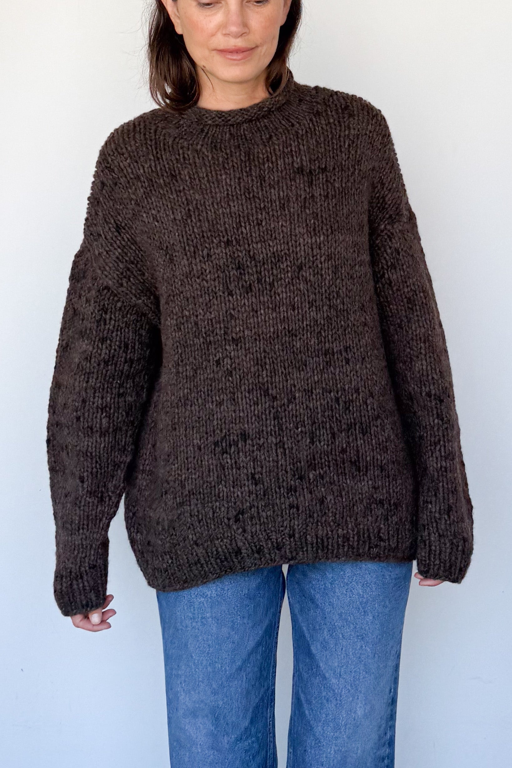 Handknit Rollneck Sweater