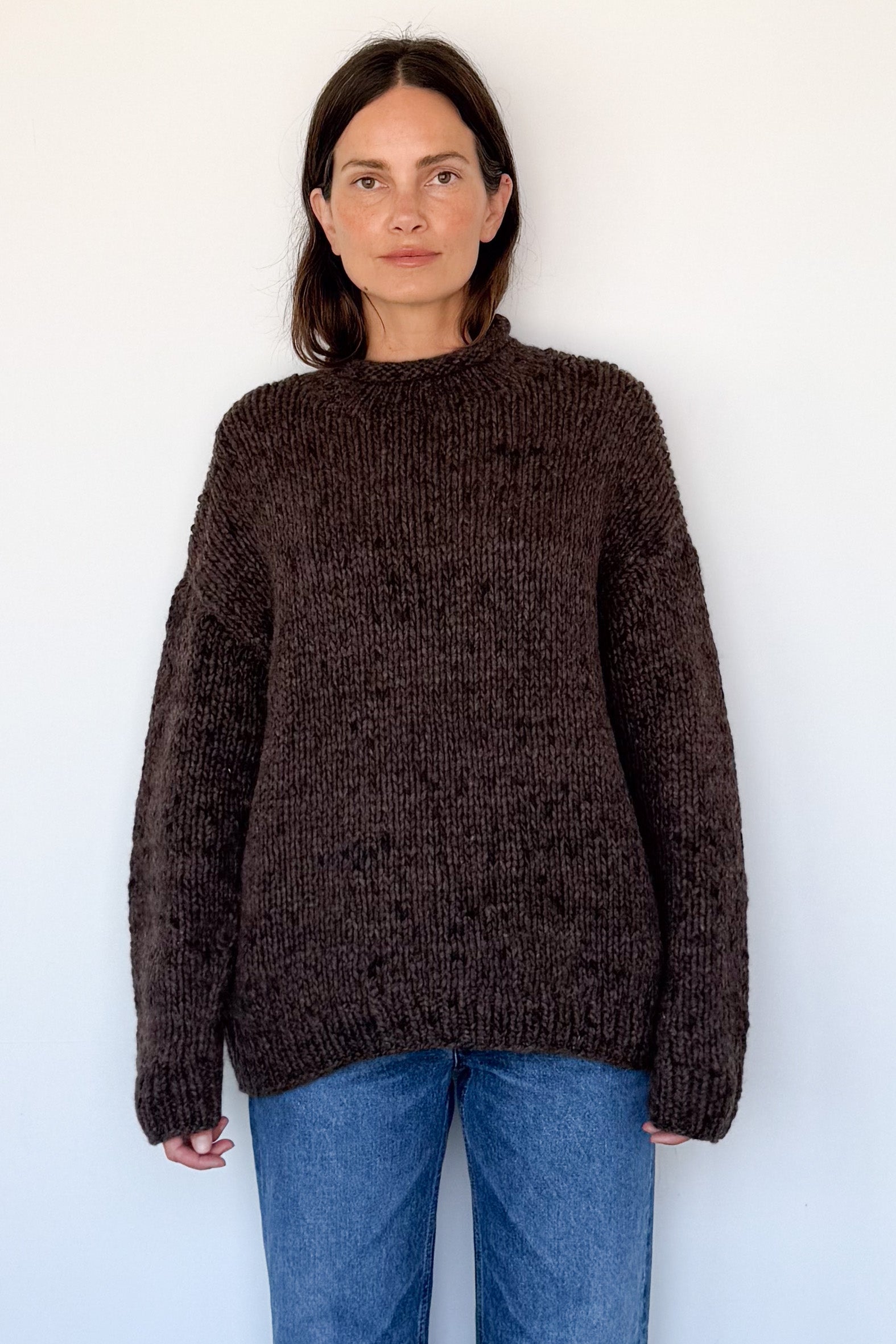 Handknit Rollneck Sweater