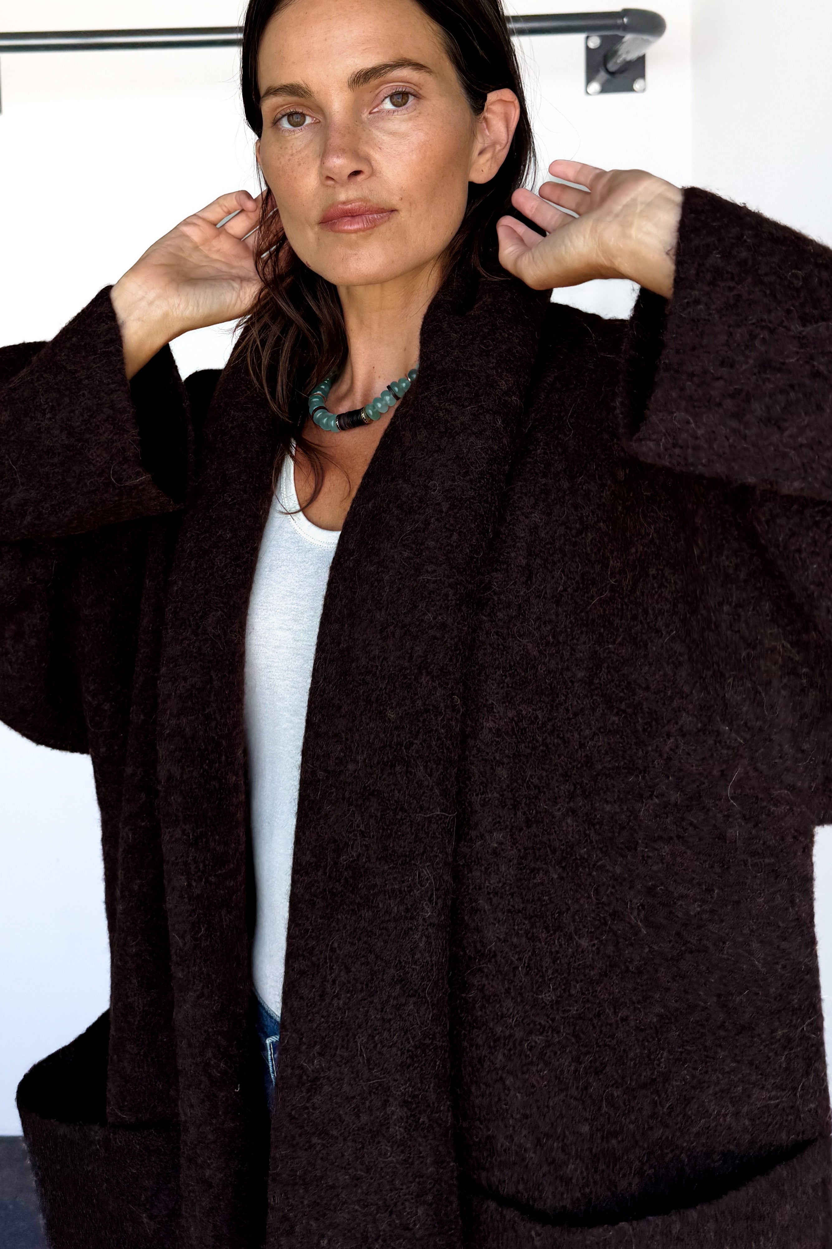 Merlot Double Face Coat