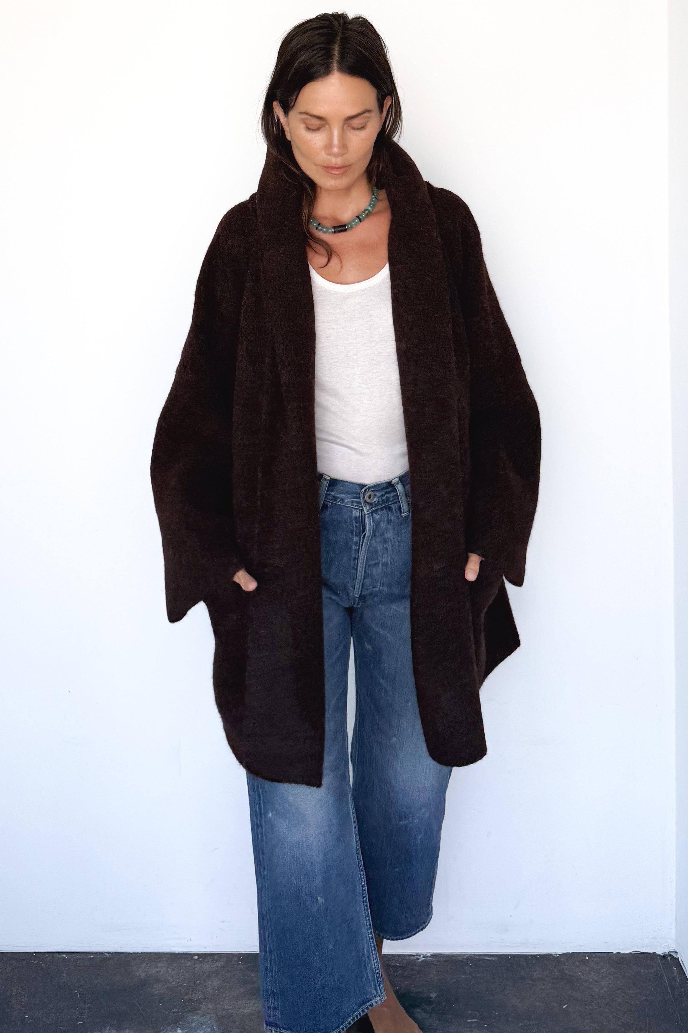 Merlot Double Face Coat