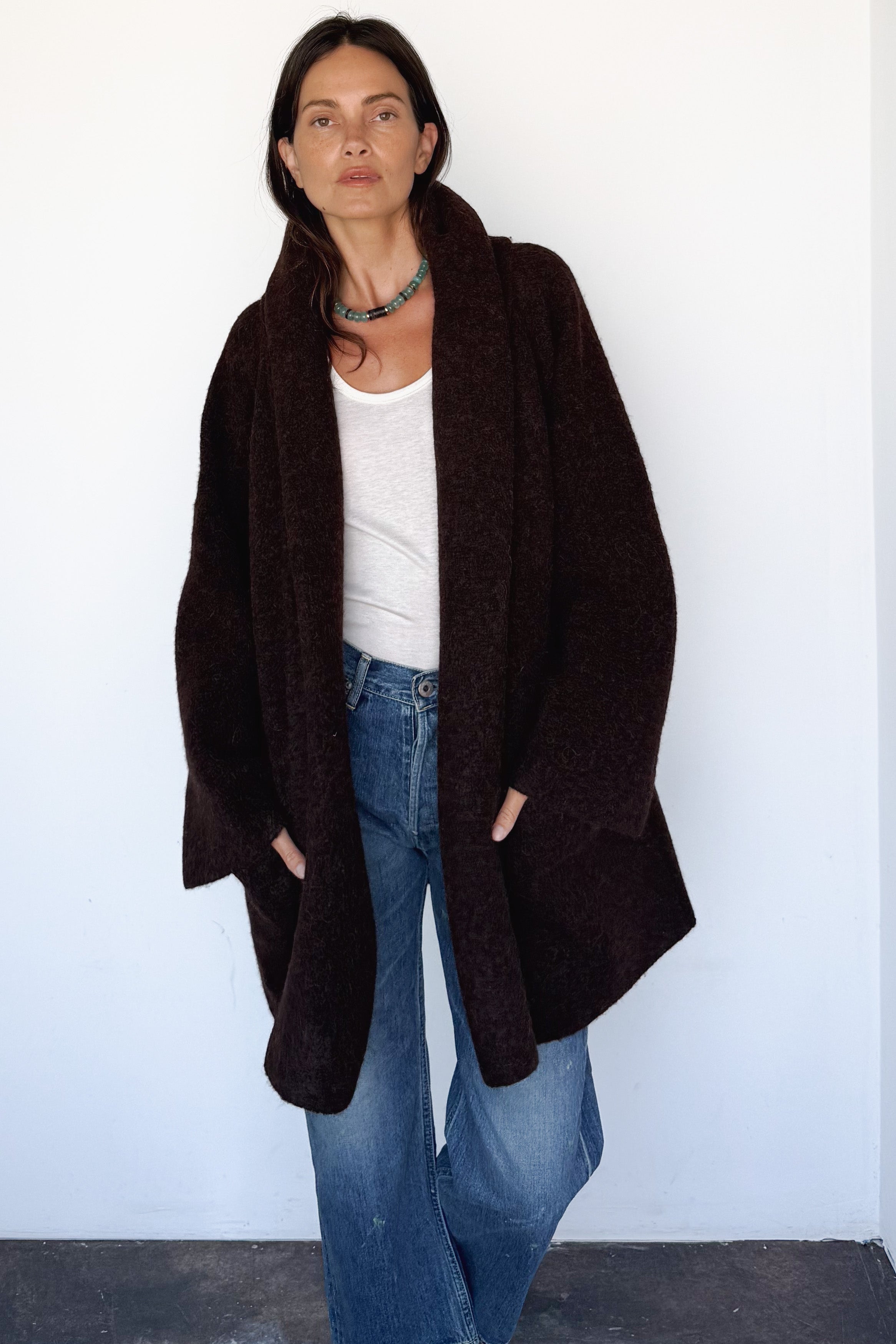 Merlot Double Face Coat