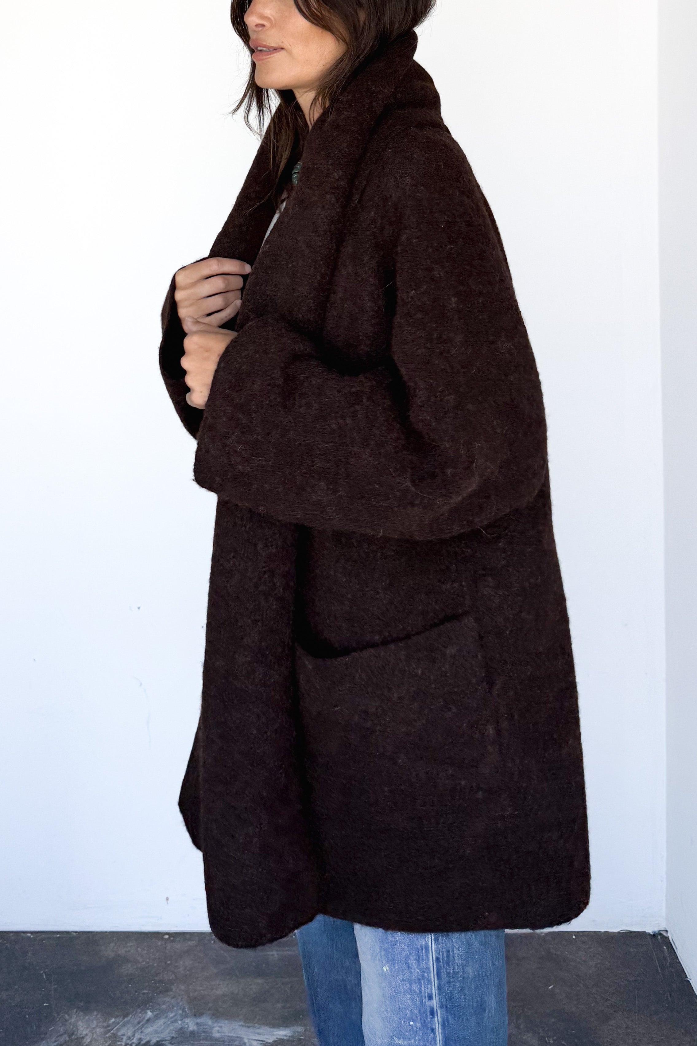 Merlot Double Face Coat