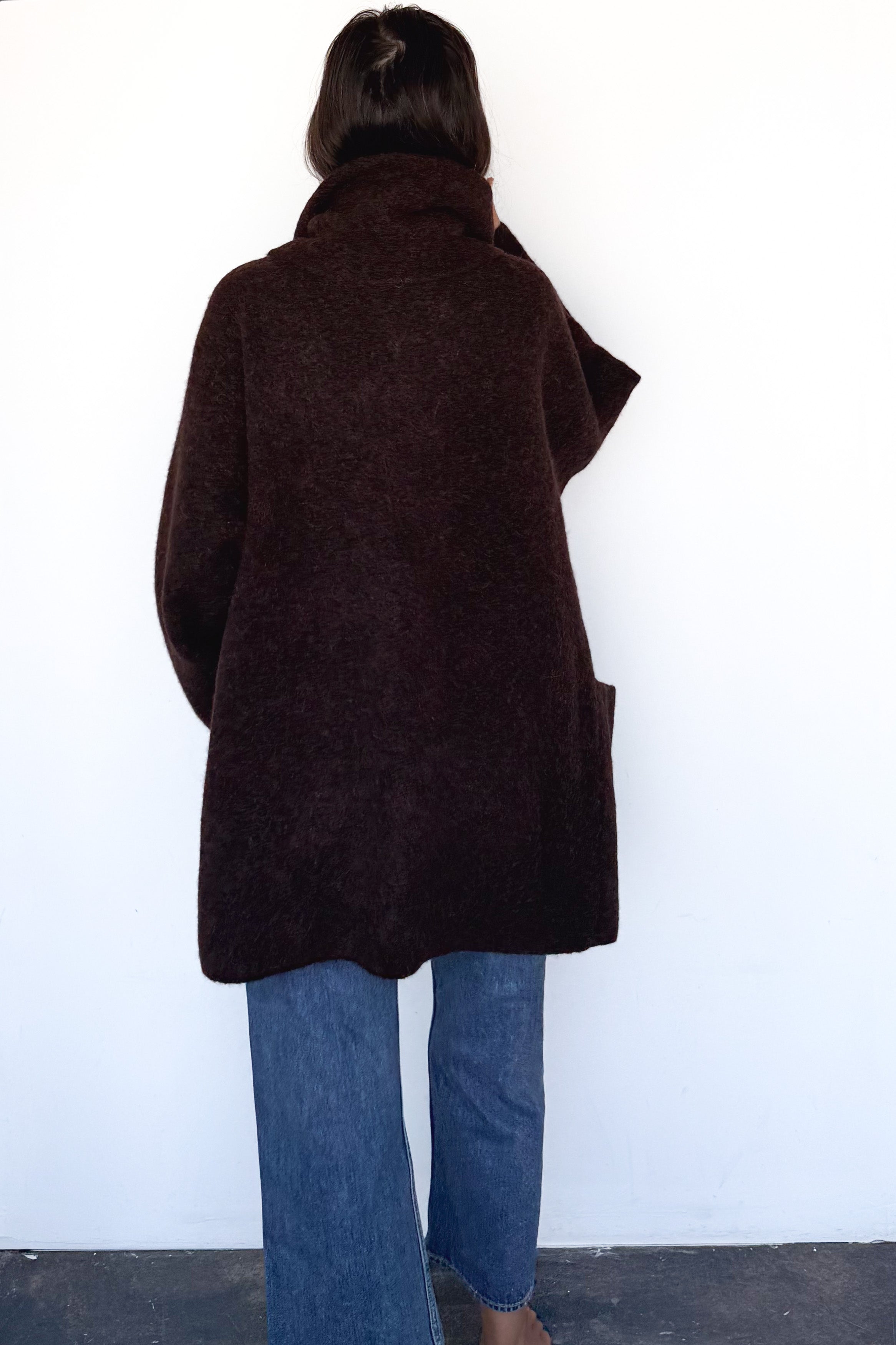 Merlot Double Face Coat
