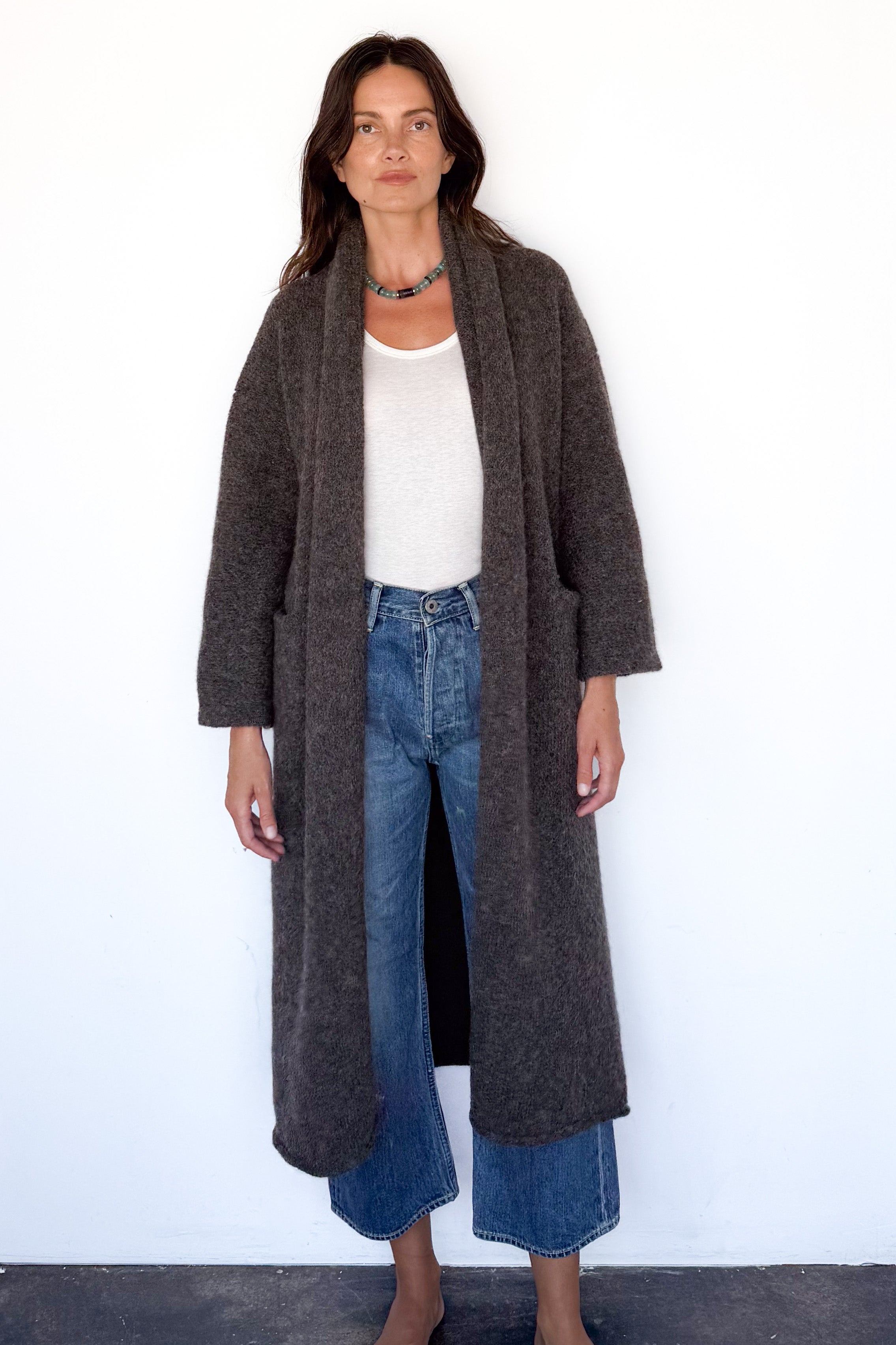 Patina Long Shawl Coat