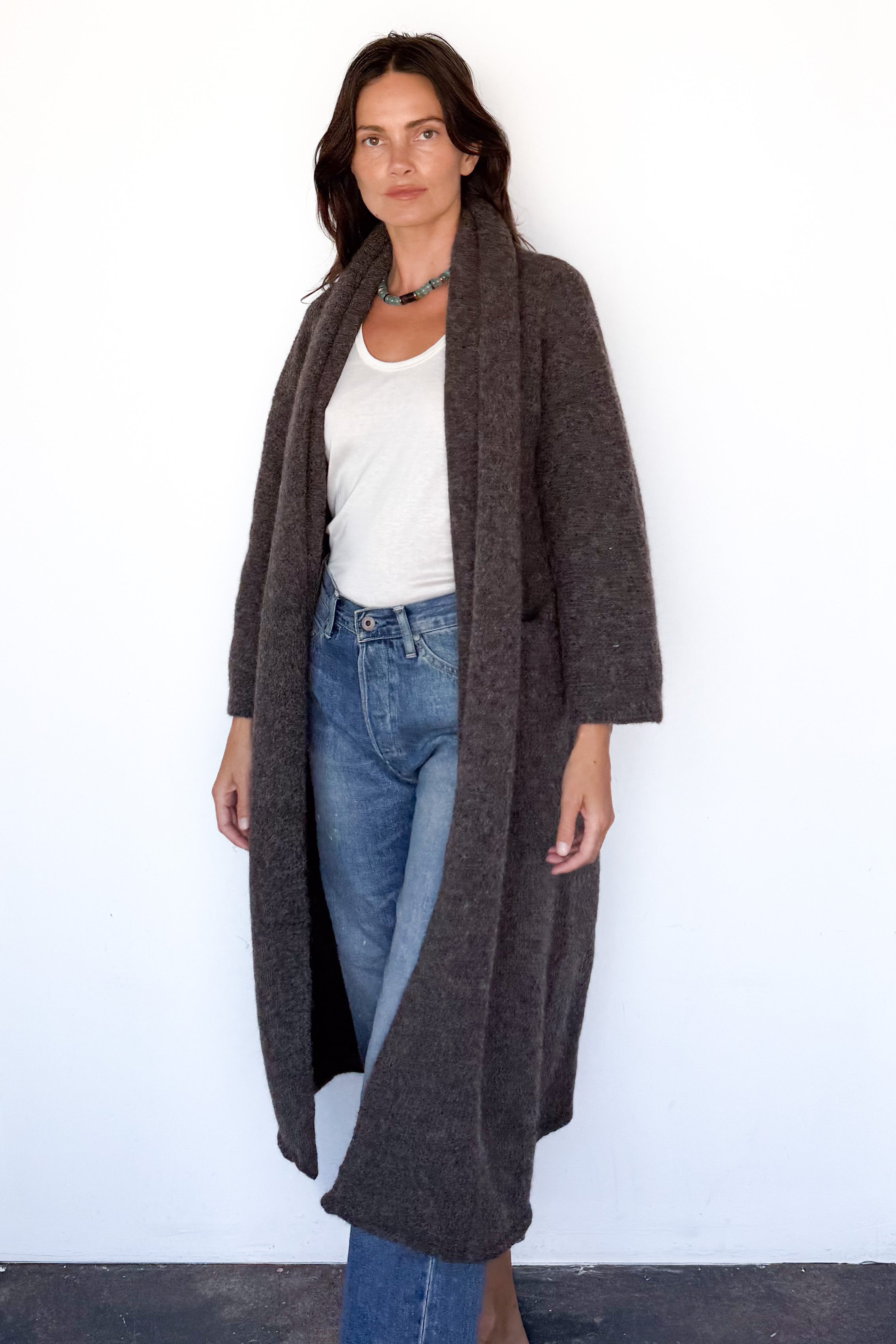 Patina Long Shawl Coat