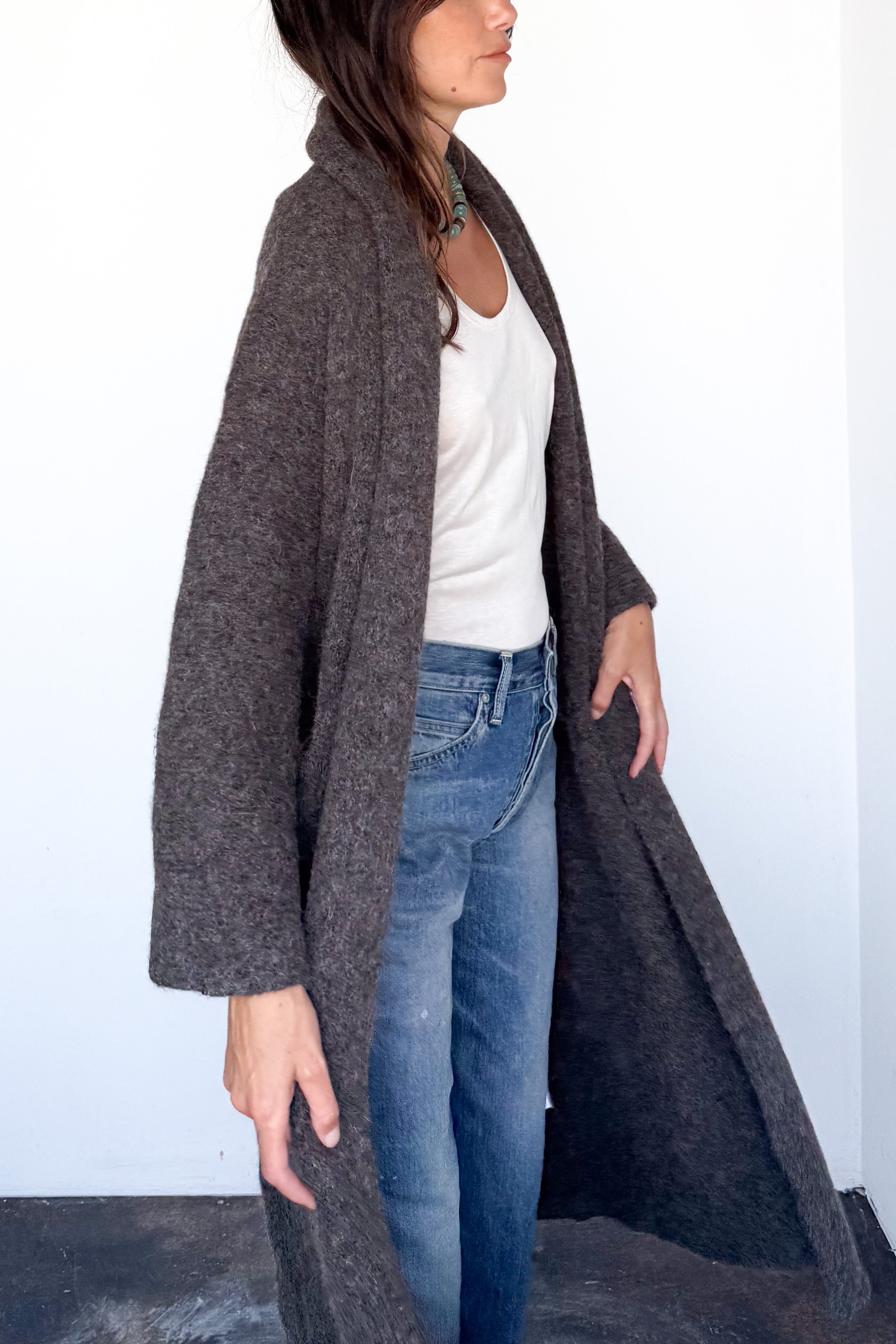 Patina Long Shawl Coat