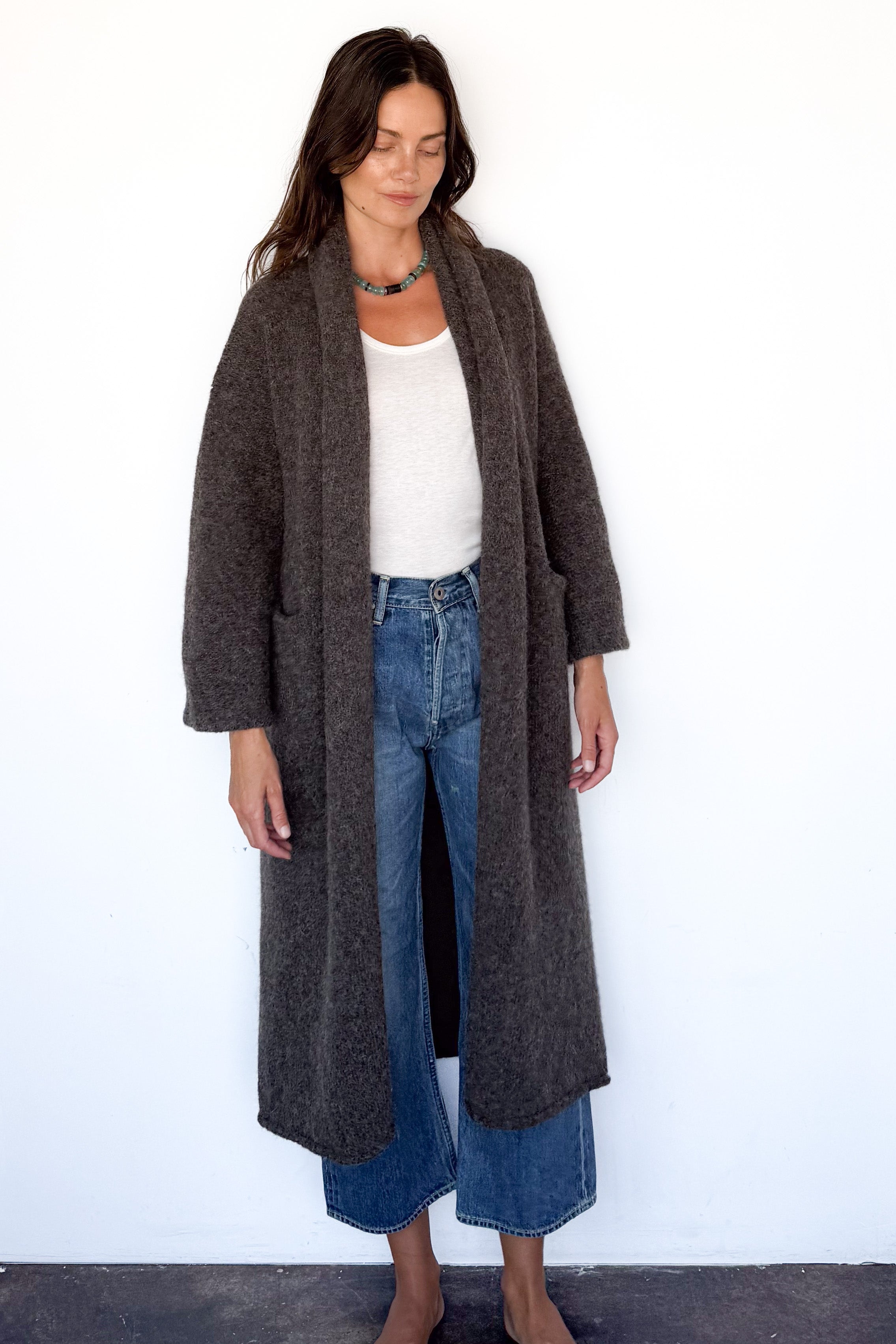 Patina Long Shawl Coat