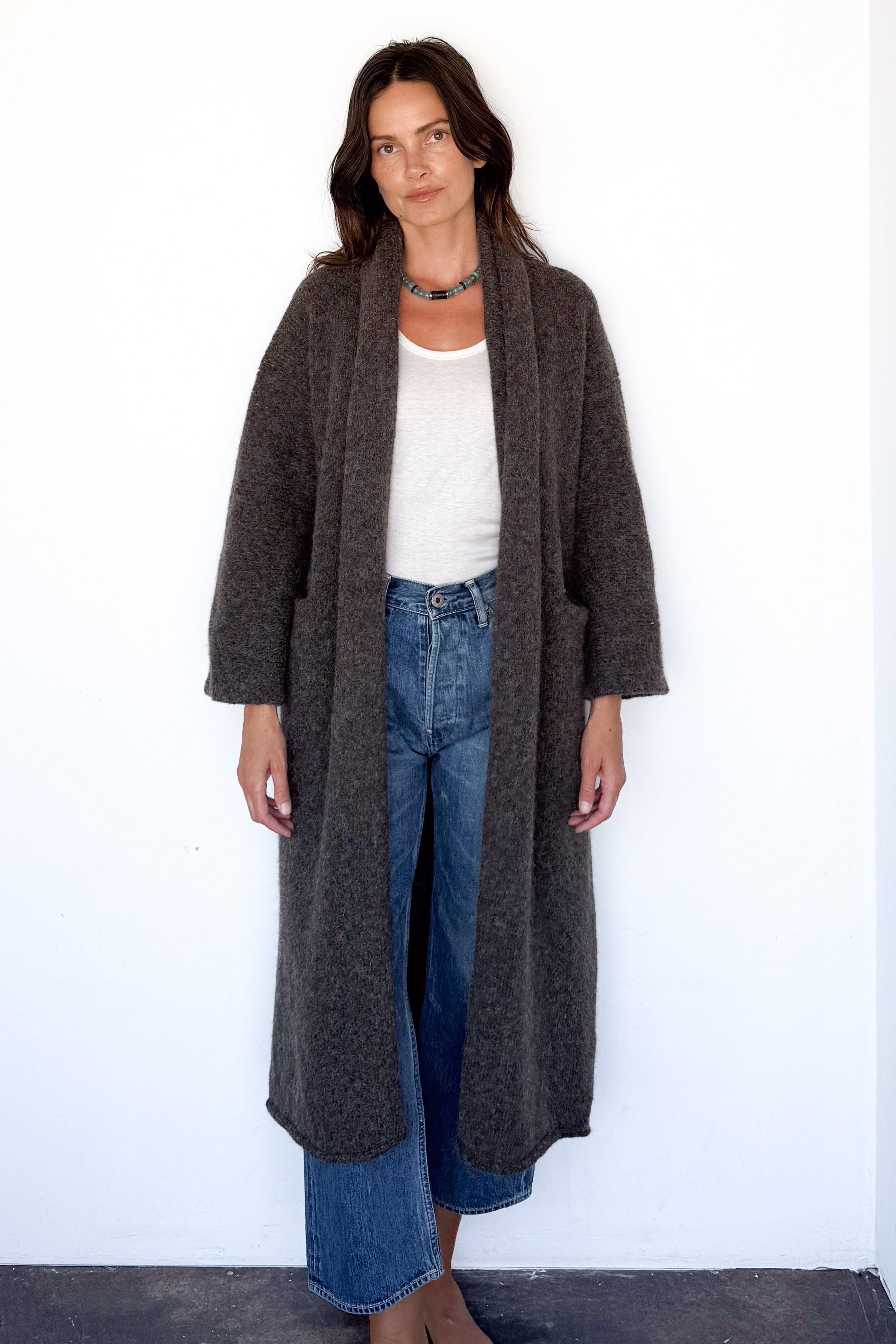 Patina Long Shawl Coat