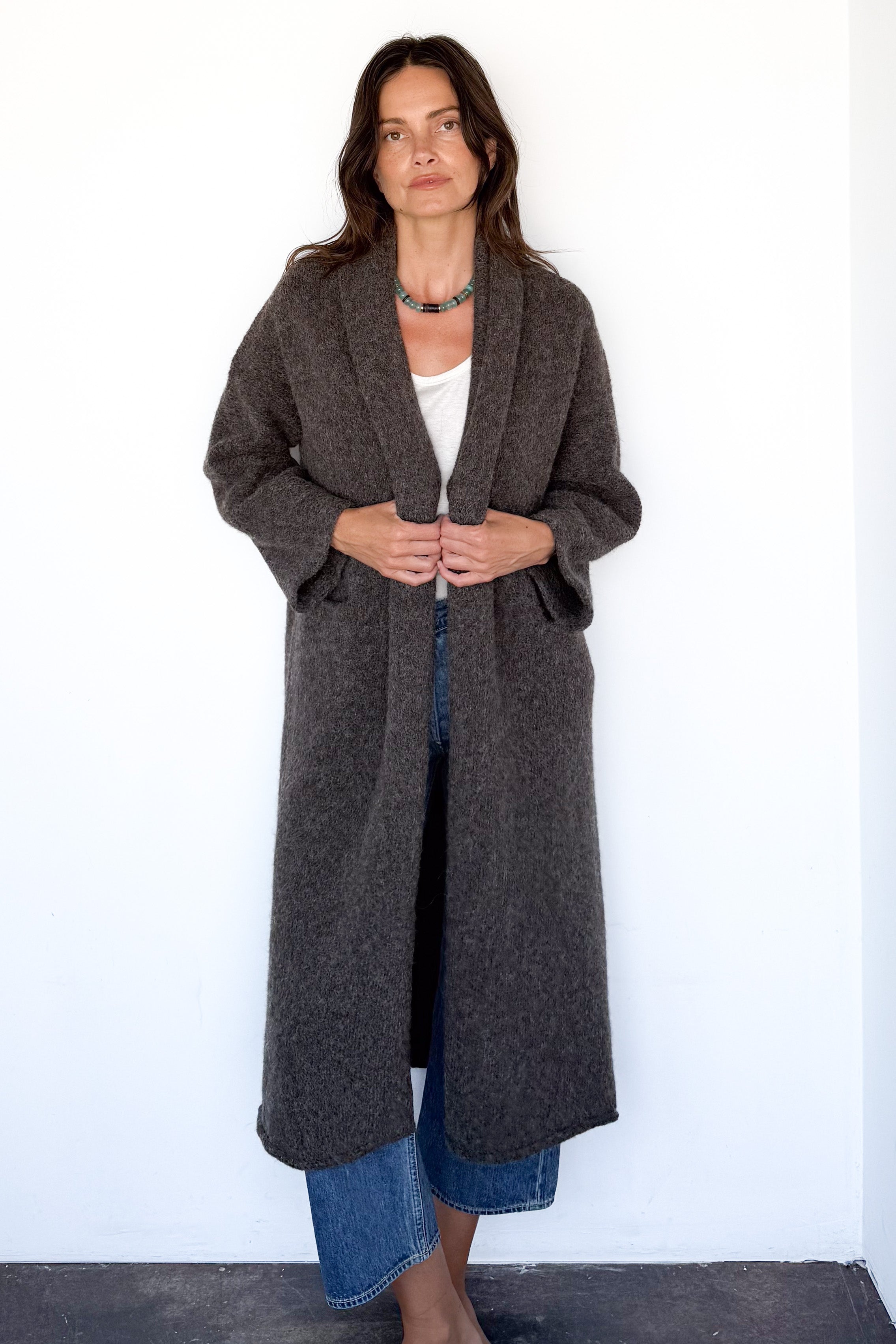 Patina Long Shawl Coat