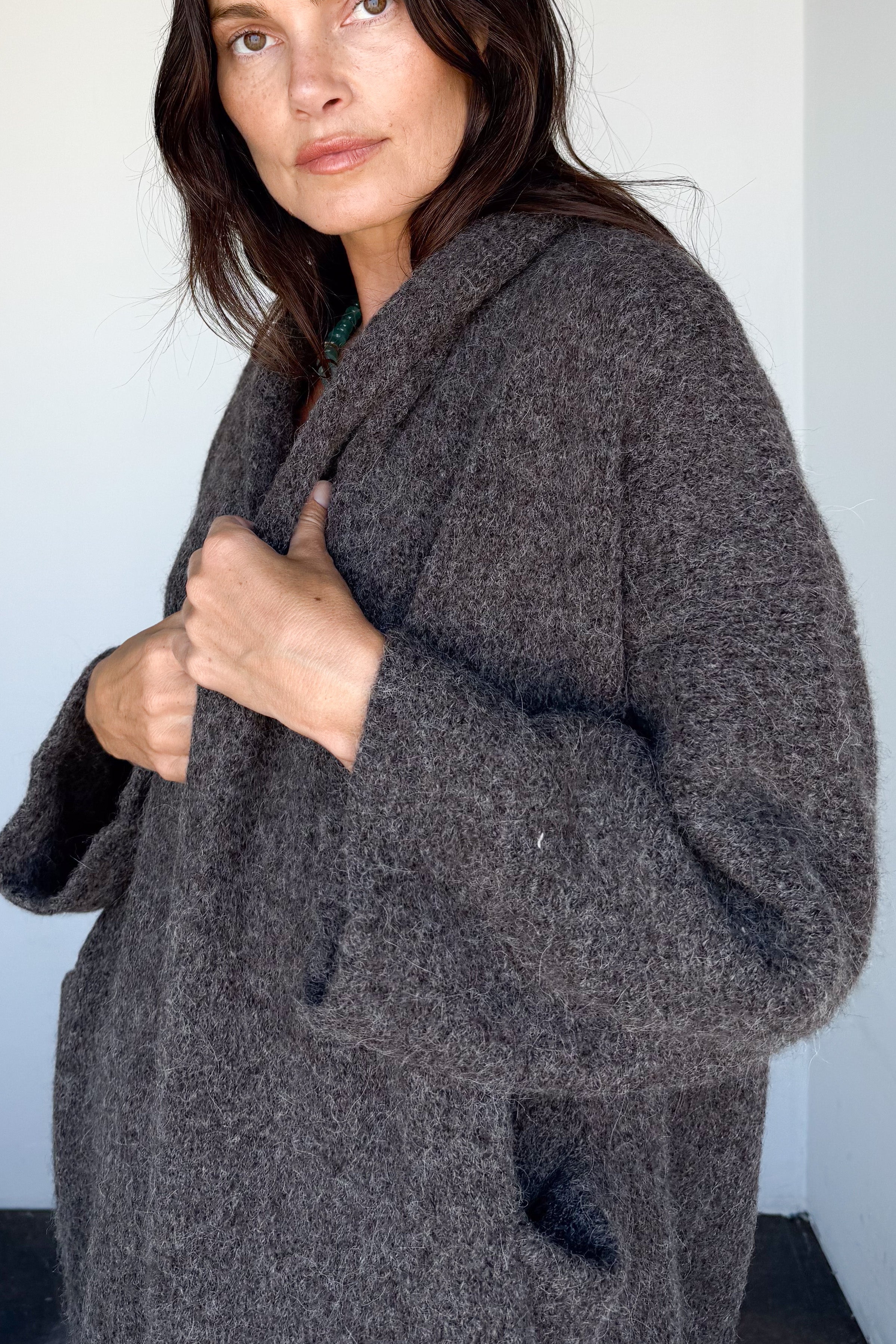 Patina Long Shawl Coat