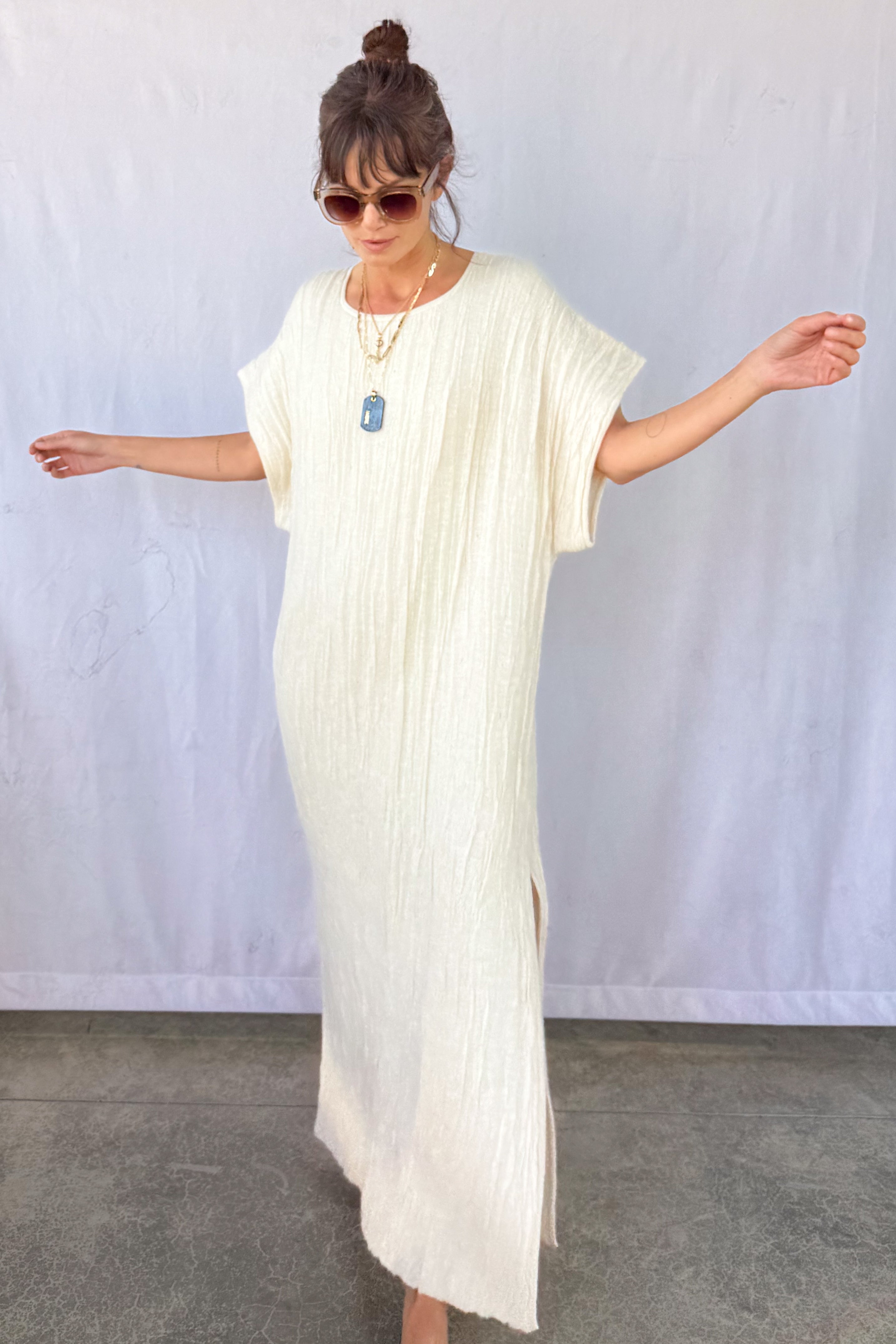 Soft Column Dress