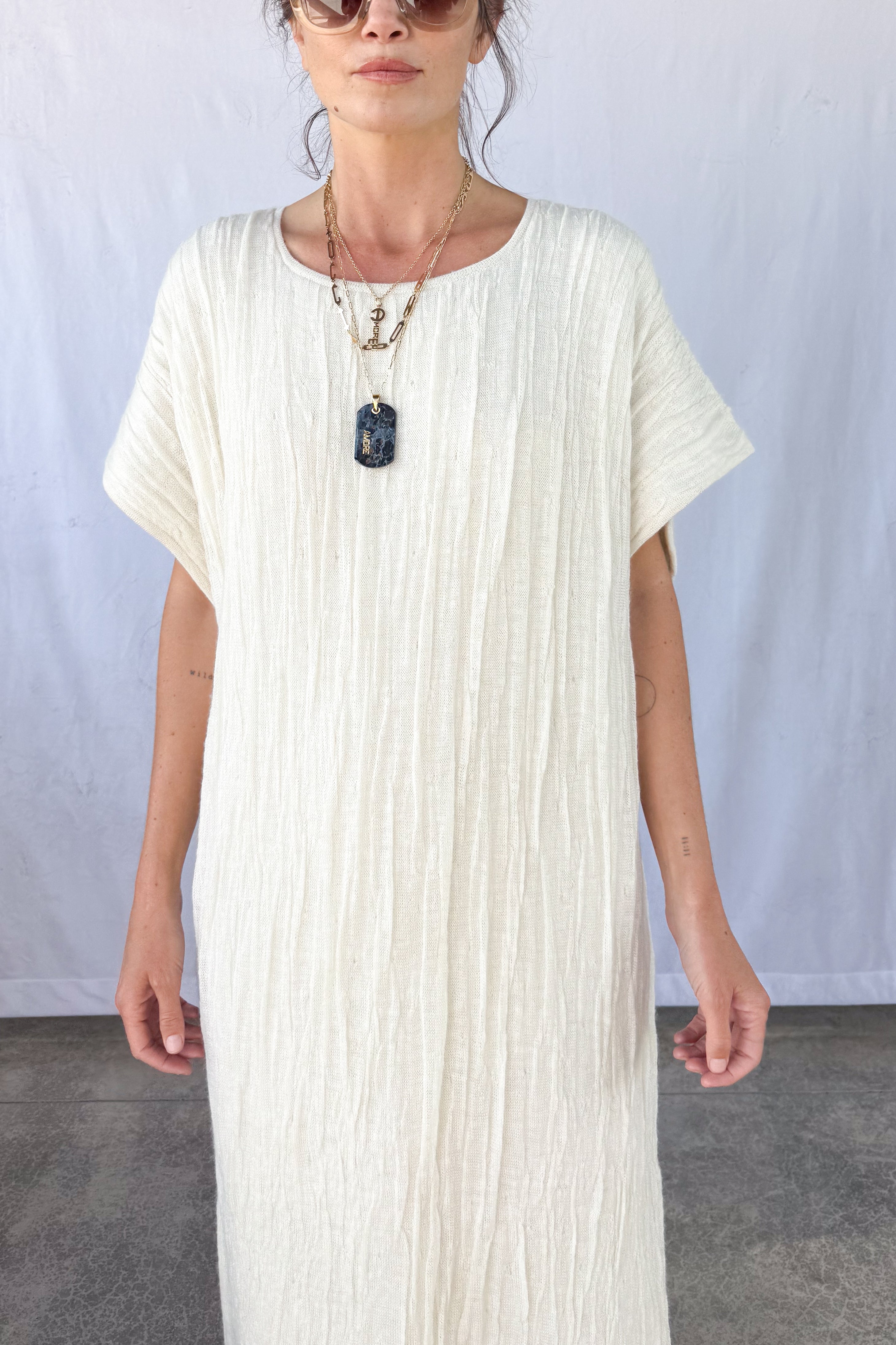 Soft Column Dress
