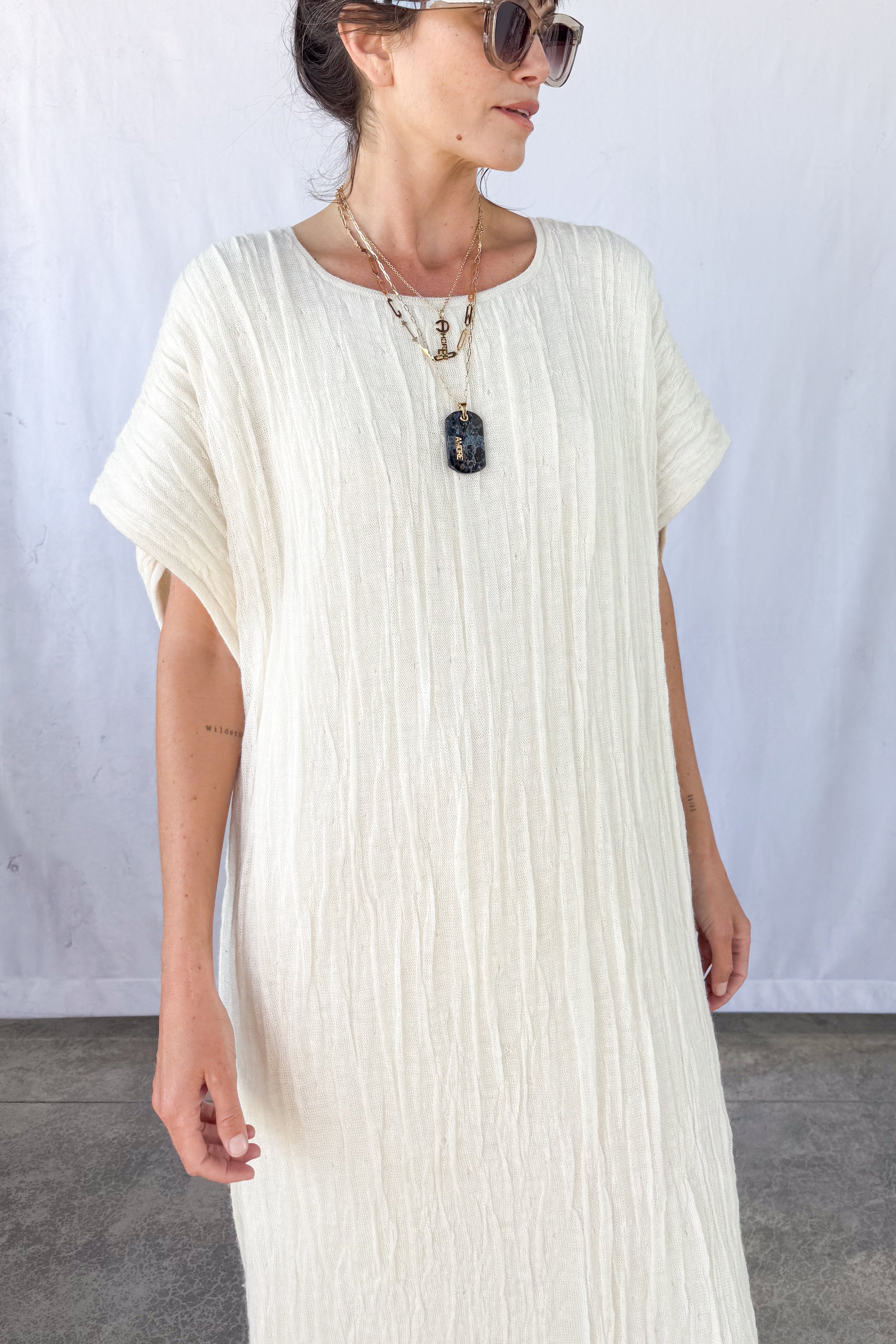 Soft Column Dress