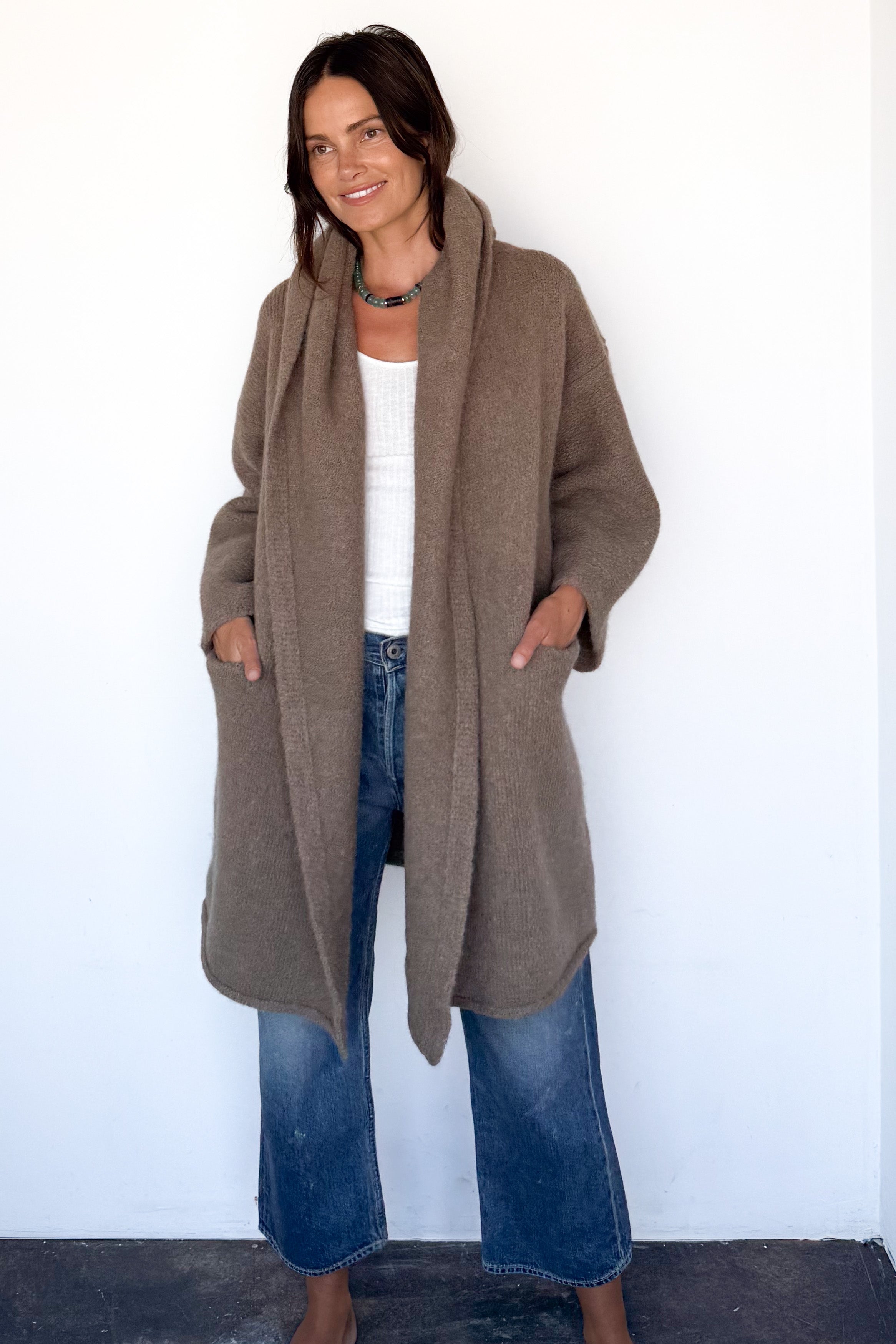 Tobacco Capote Coat