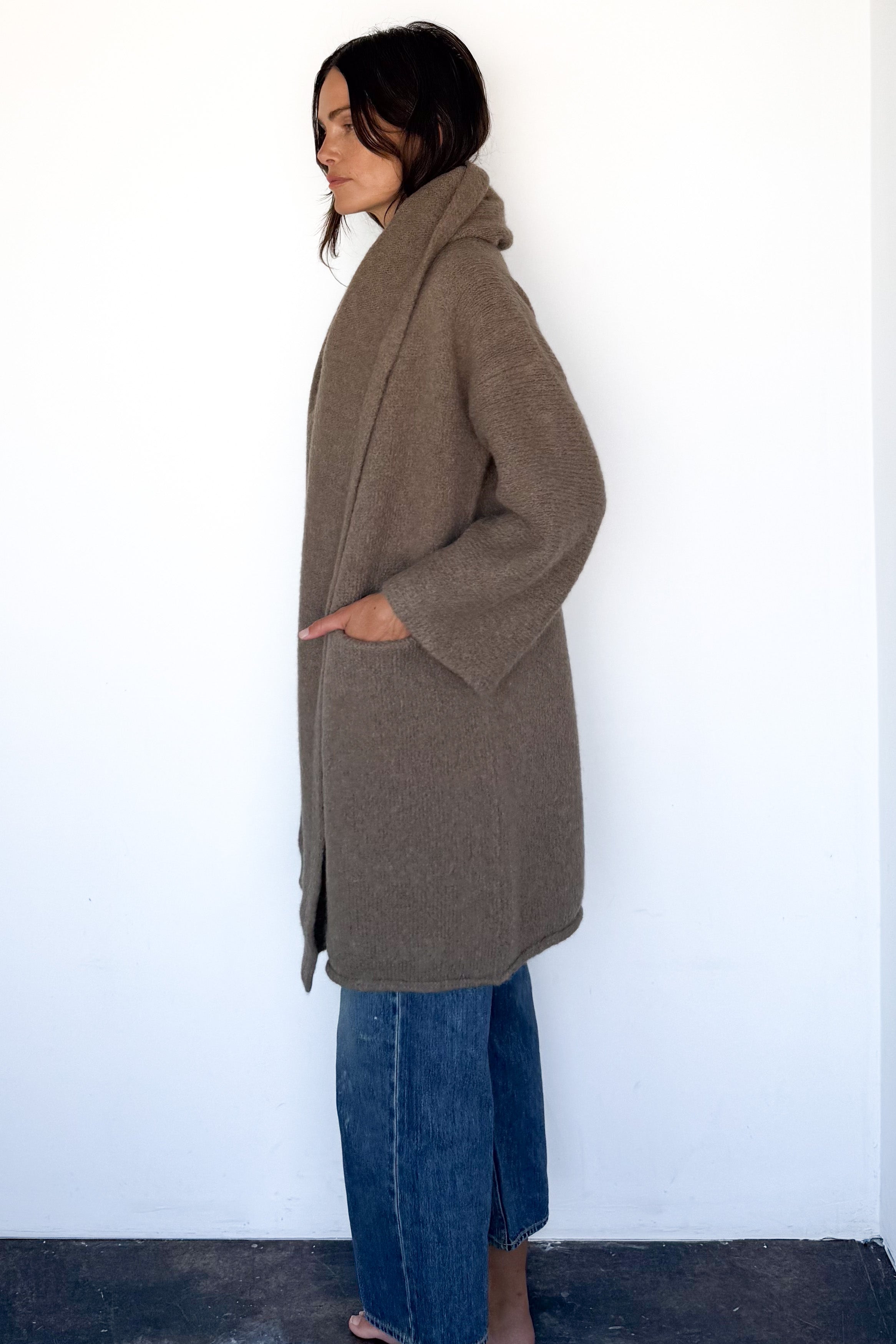 Tobacco Capote Coat