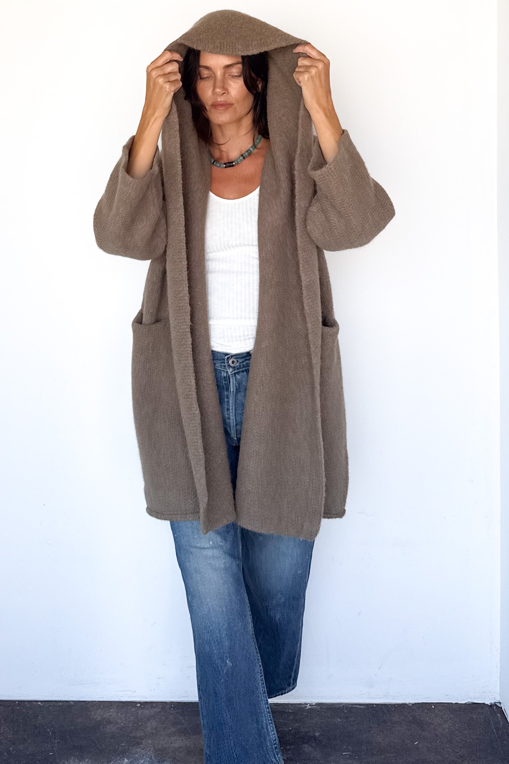 Tobacco Capote Coat