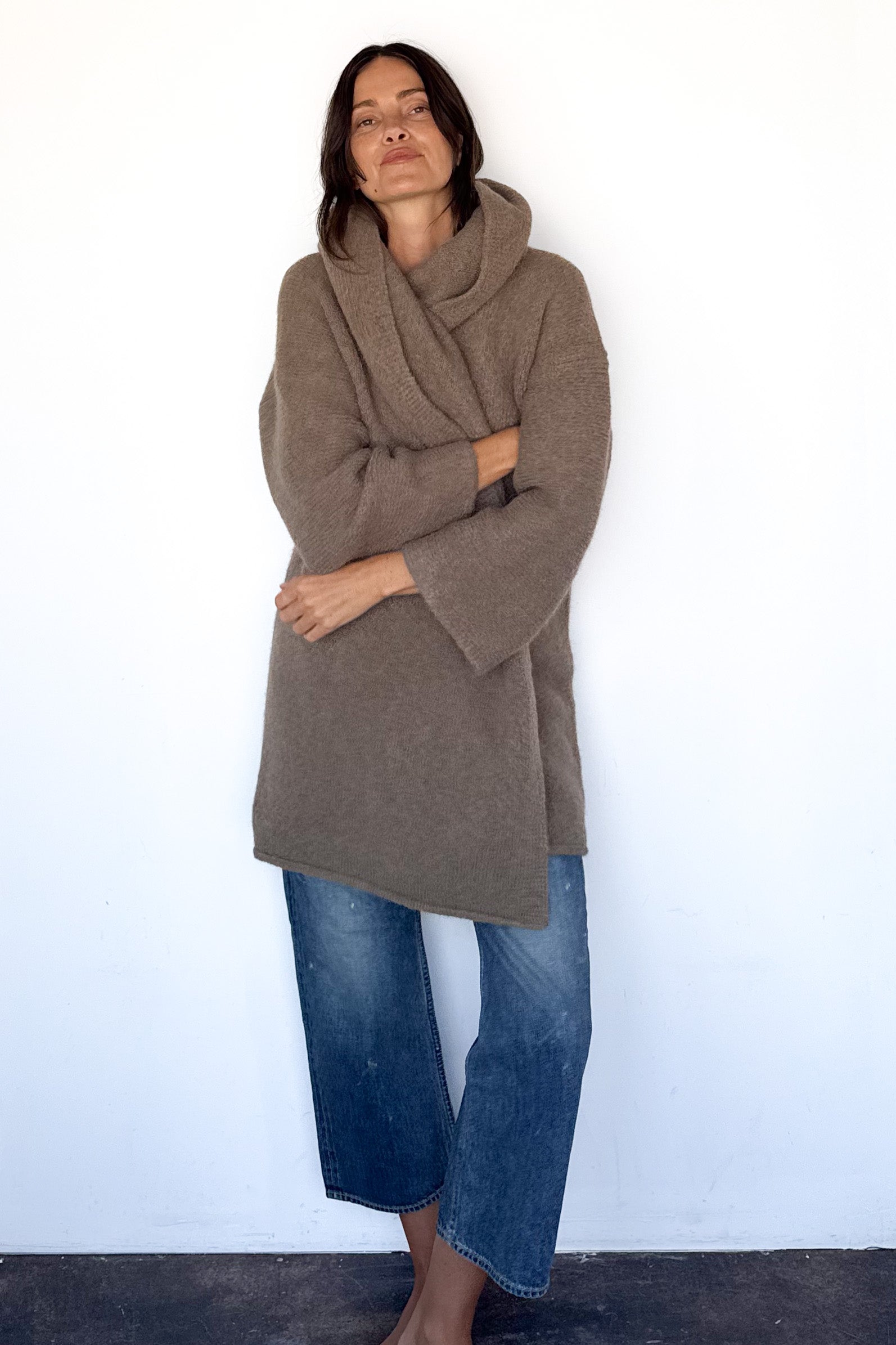 Tobacco Capote Coat