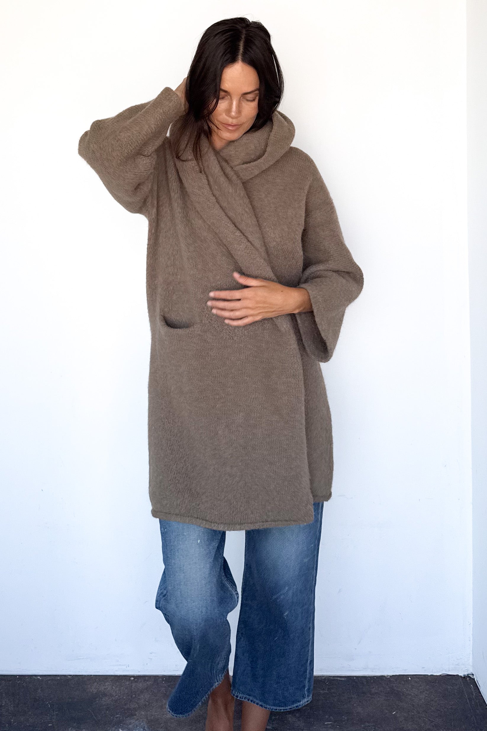 Tobacco Capote Coat