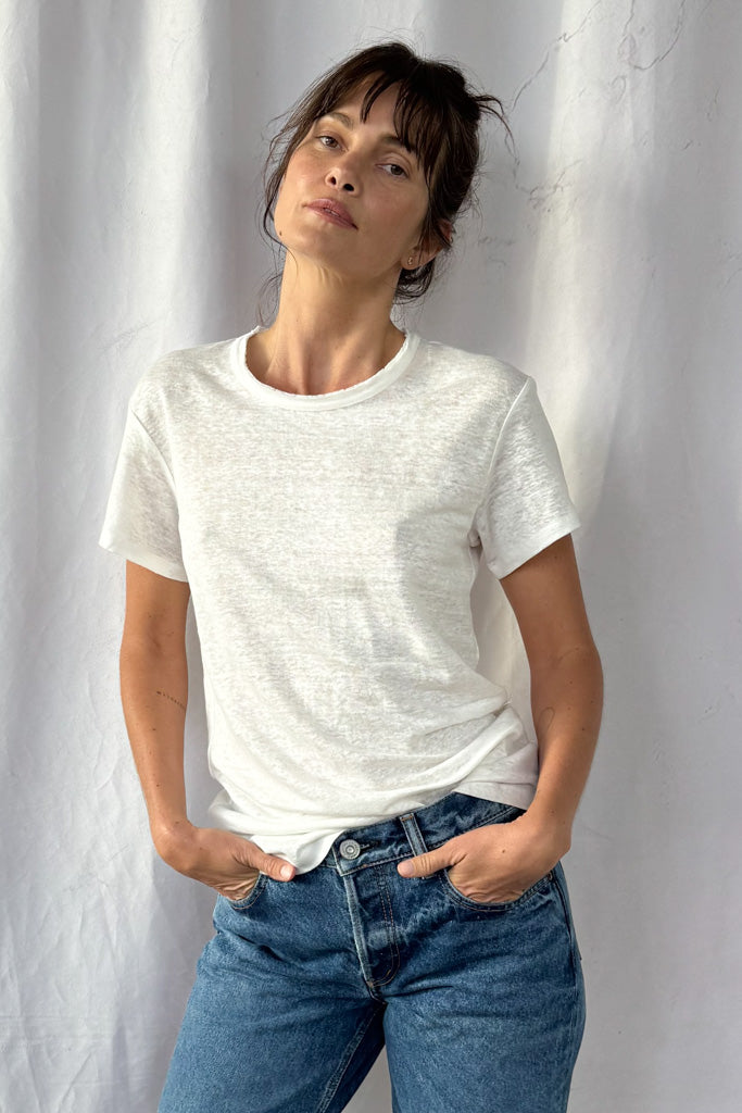 Linen Tilly Tee