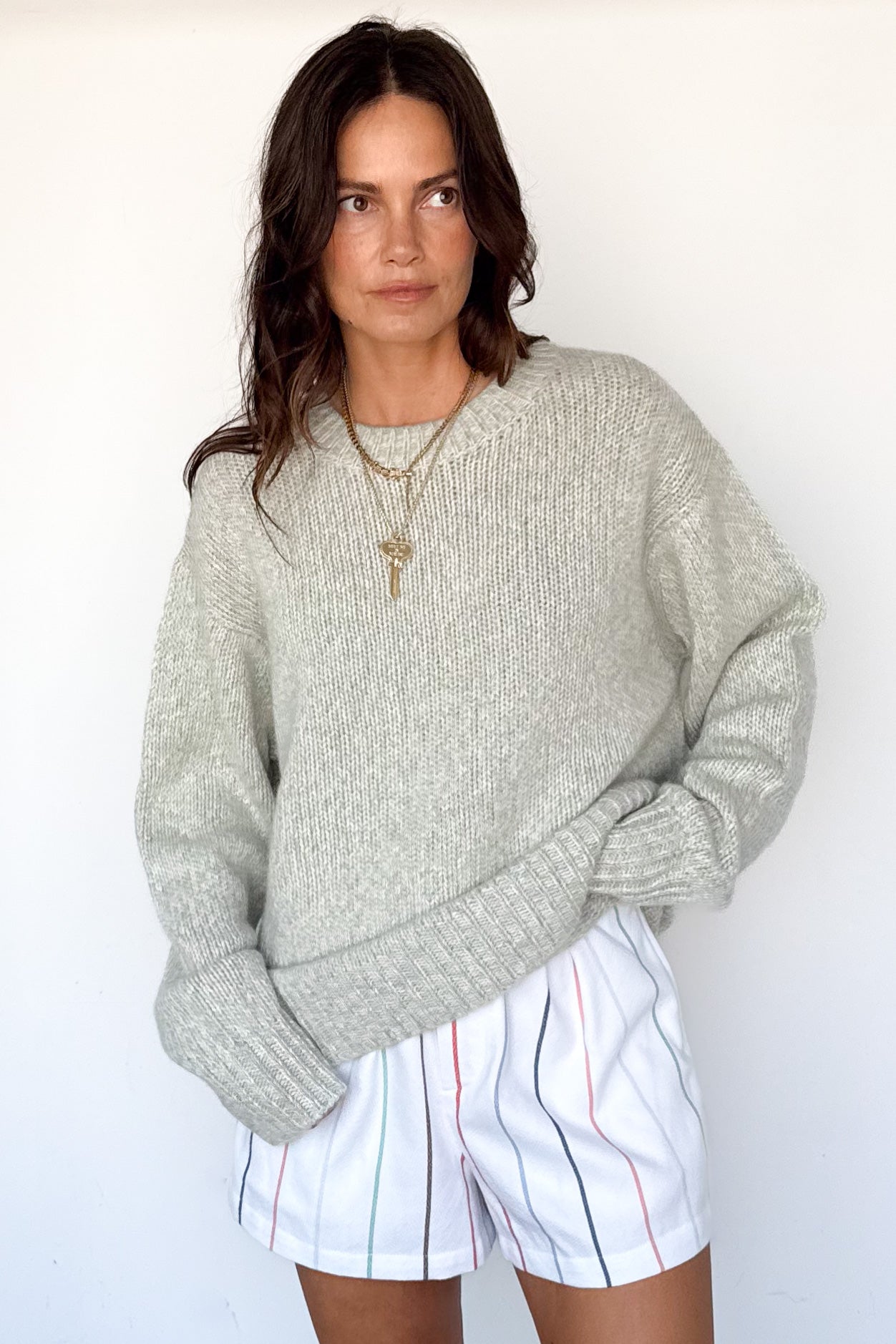 Alba Chunky Knit Cashmere Sweater
