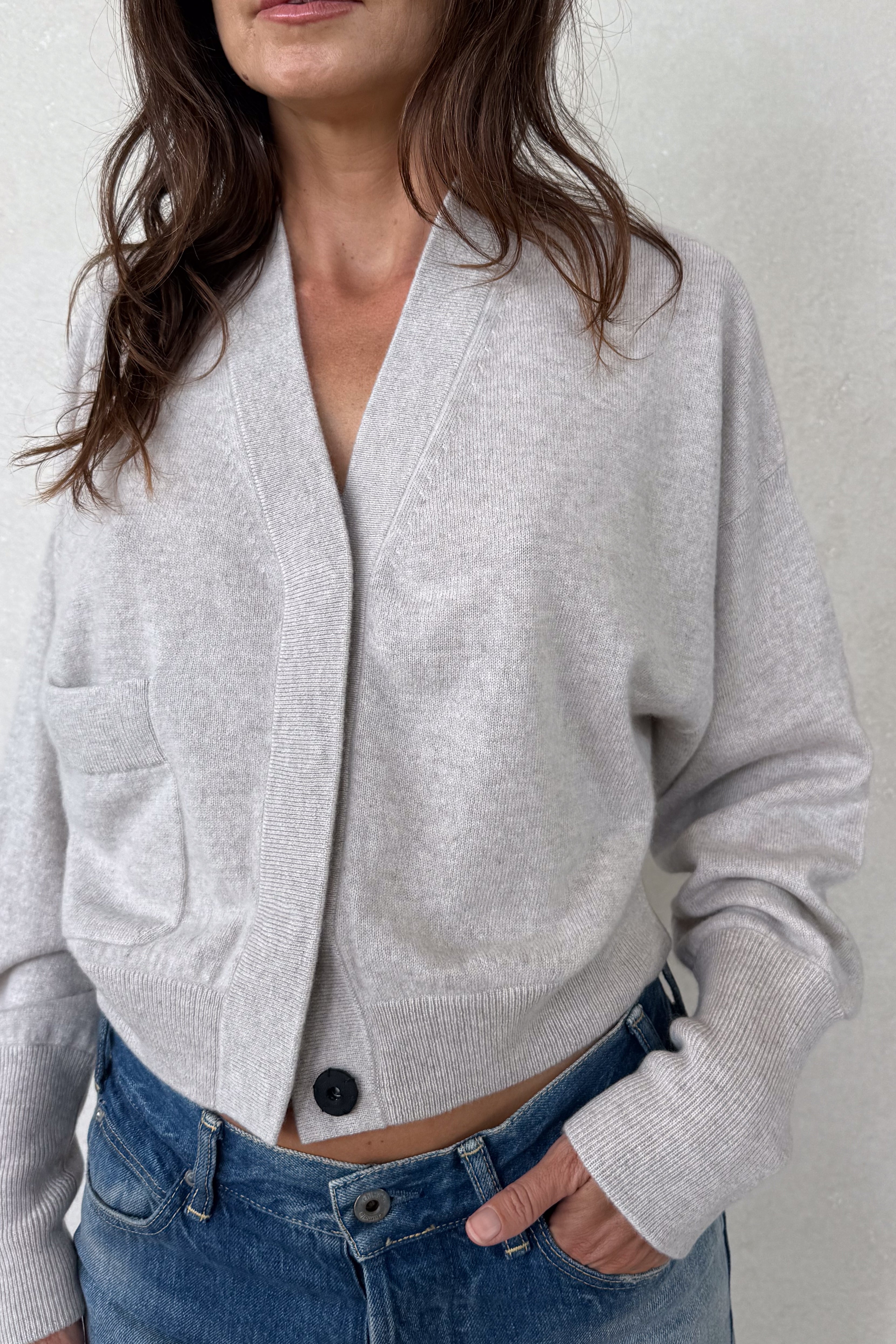 Bruges Light Beige Cashmere Cardigan