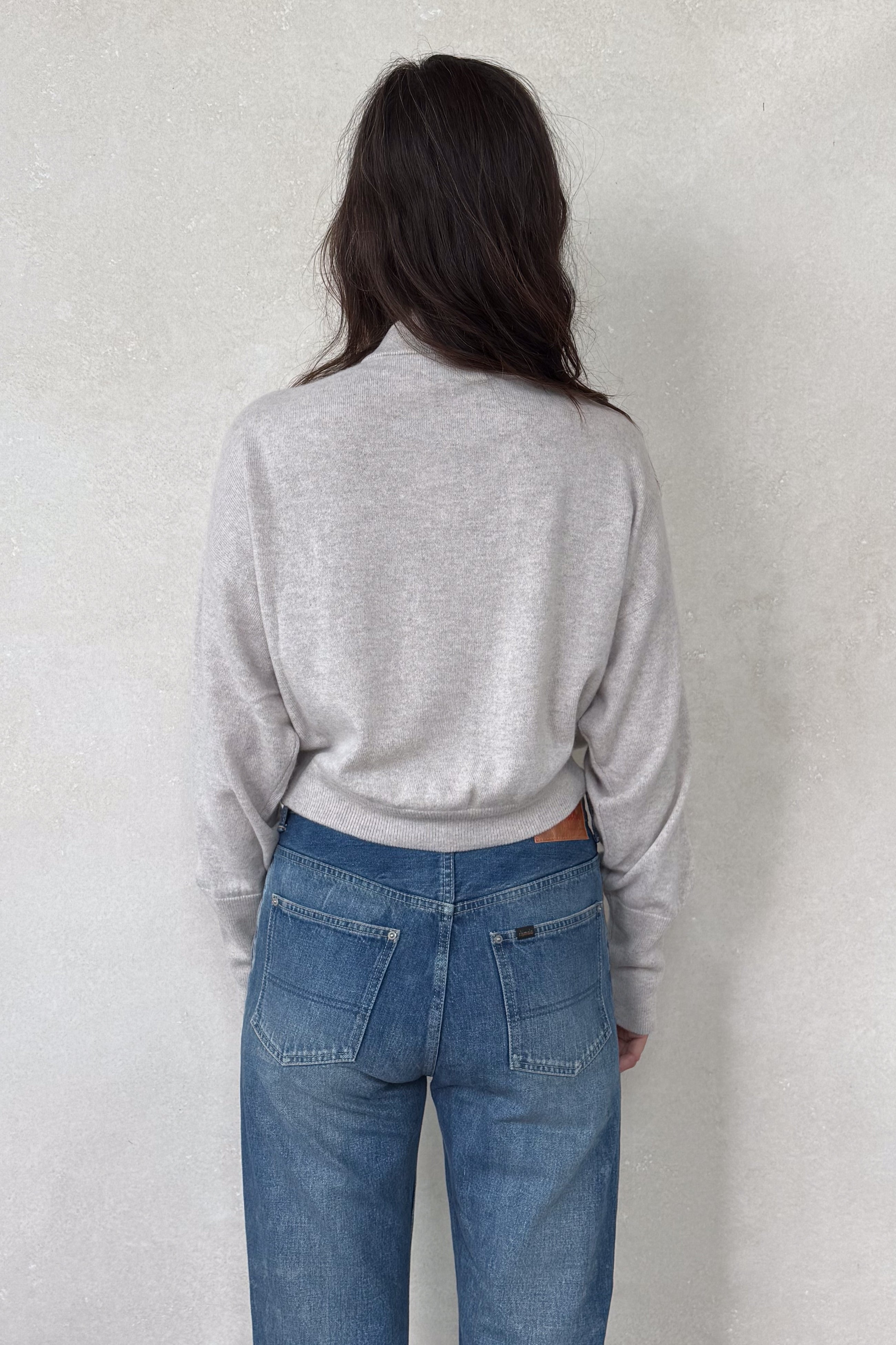 Bruges Light Beige Cashmere Cardigan