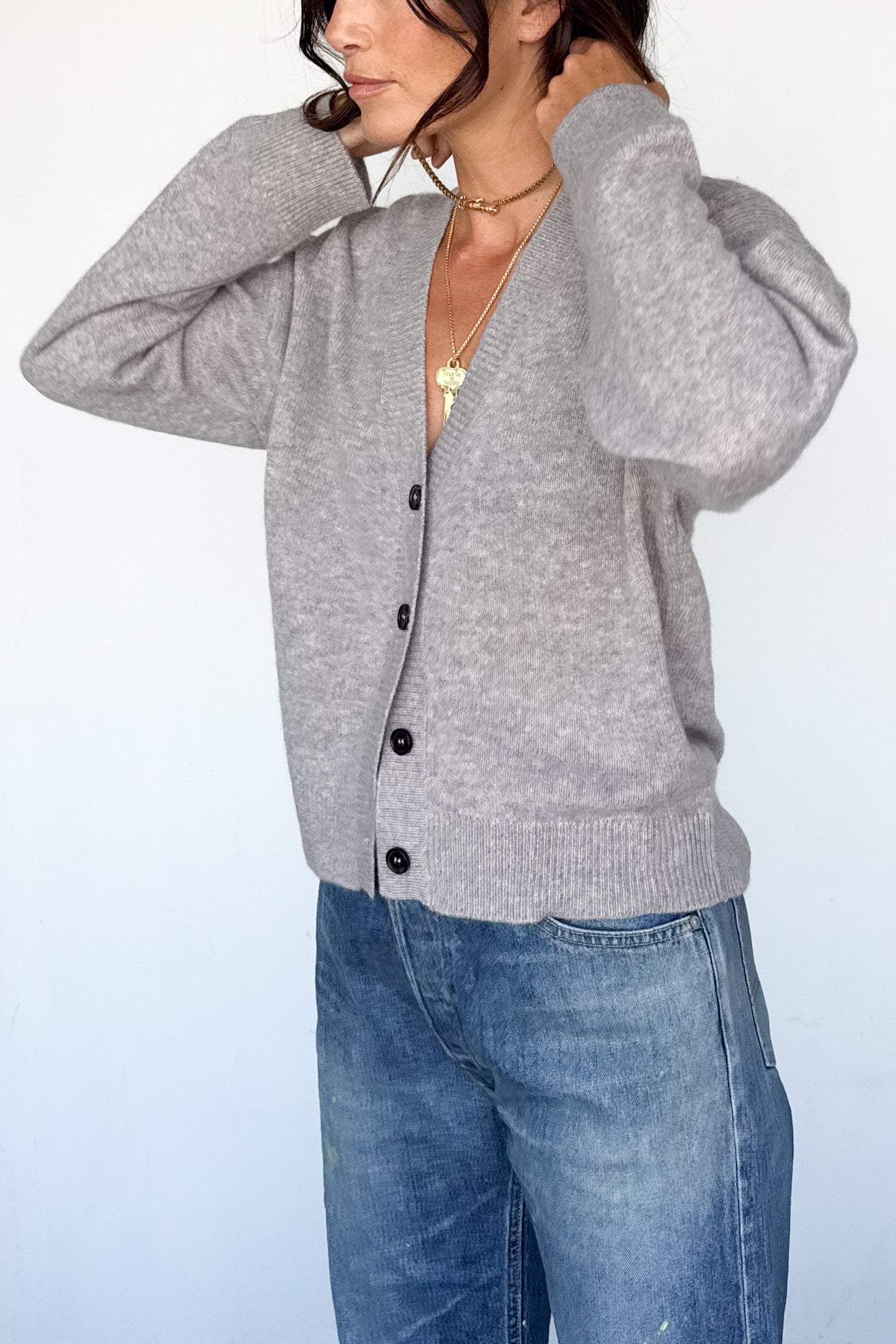 Brushed Cashmere Lille Cardigan