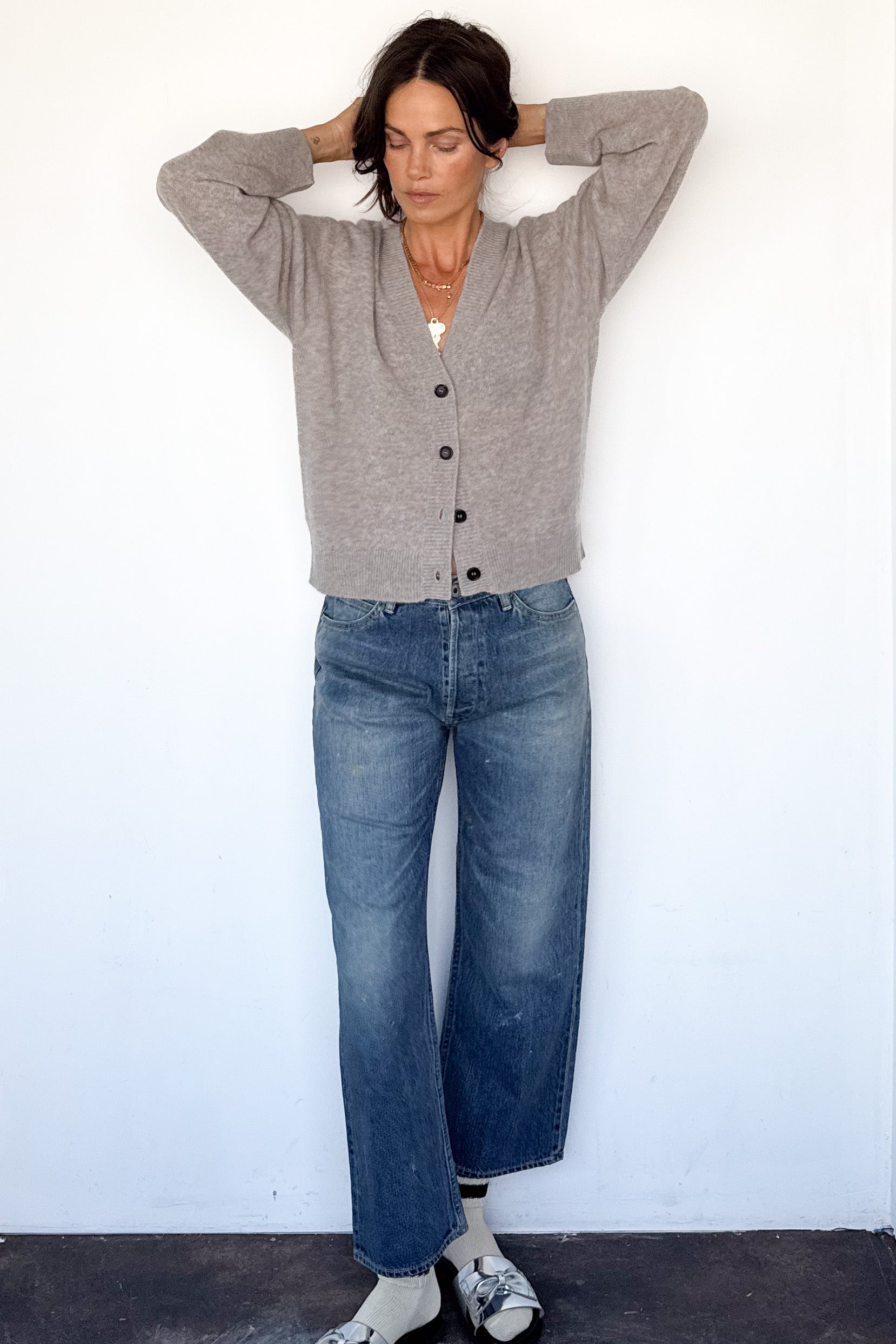 Brushed Cashmere Lille Cardigan