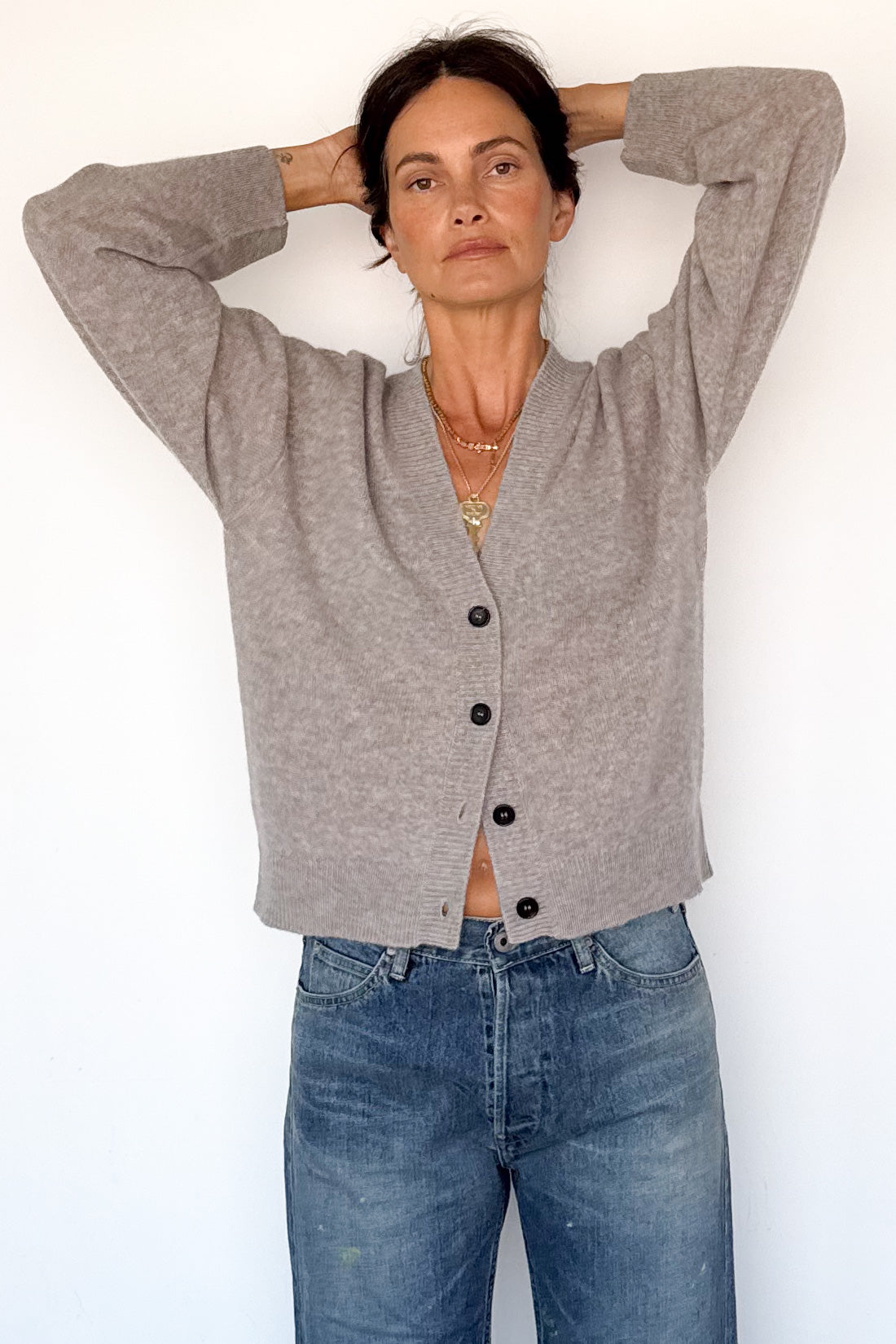 Brushed Cashmere Lille Cardigan